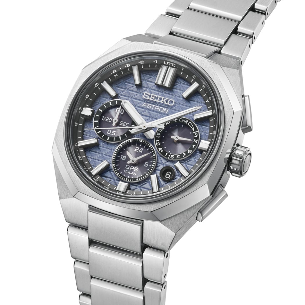 Seiko Astron HAB001 GPS Solar Chronograph Blue