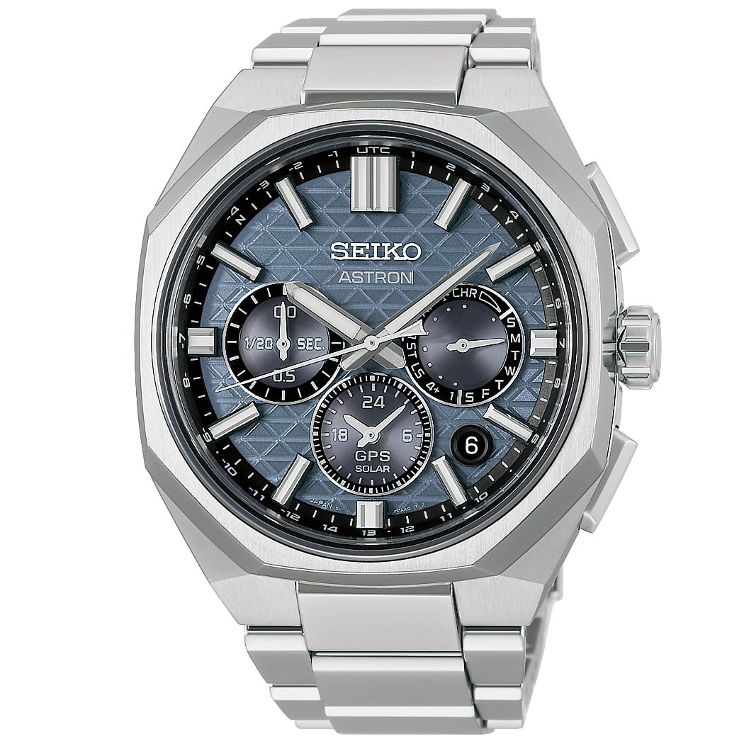 Seiko Astron HAB001 GPS Solar Chronograph Blue