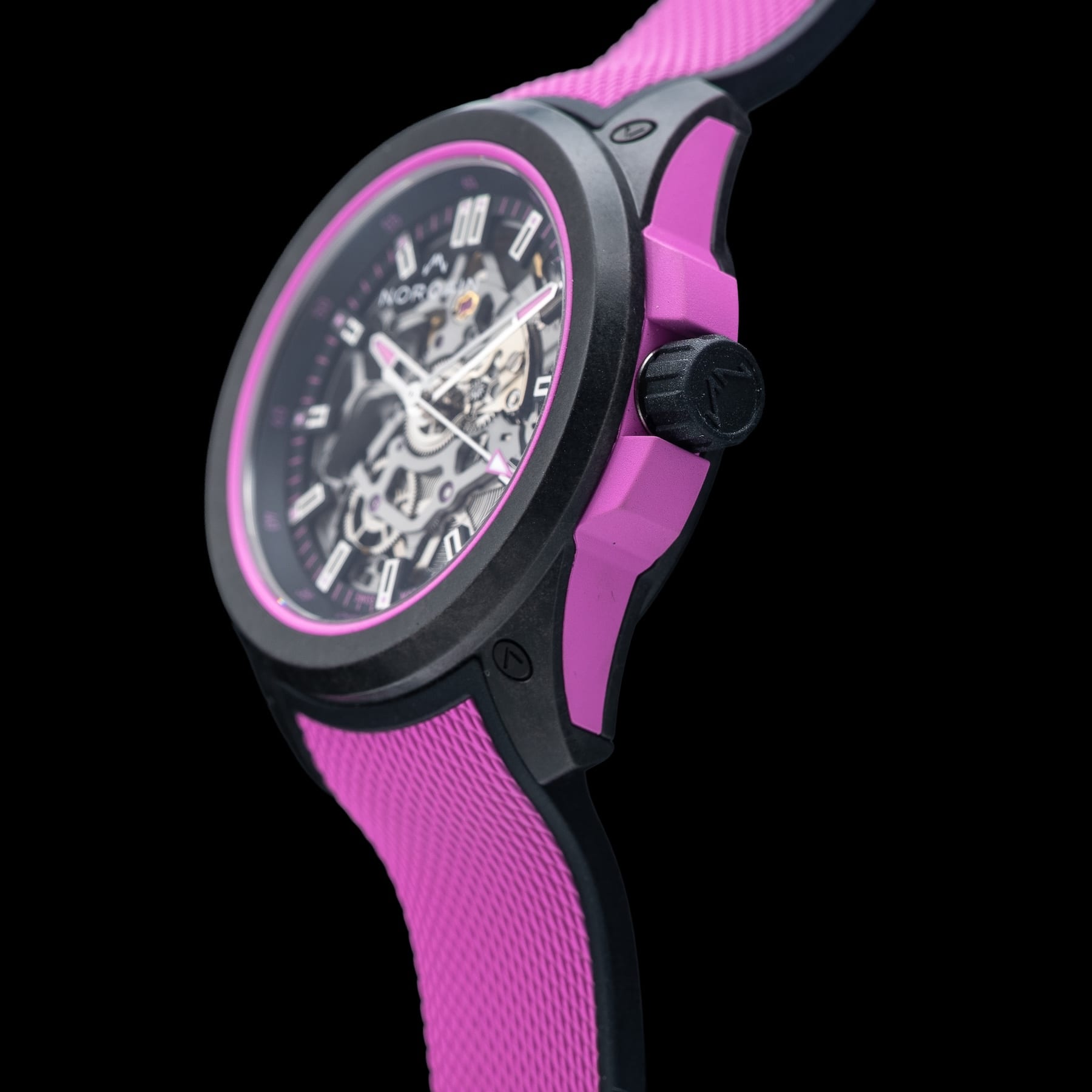 Norqain Independence Wild One Skeleton Hyper Pink Automatic – N3001.07Q04.B03.R01