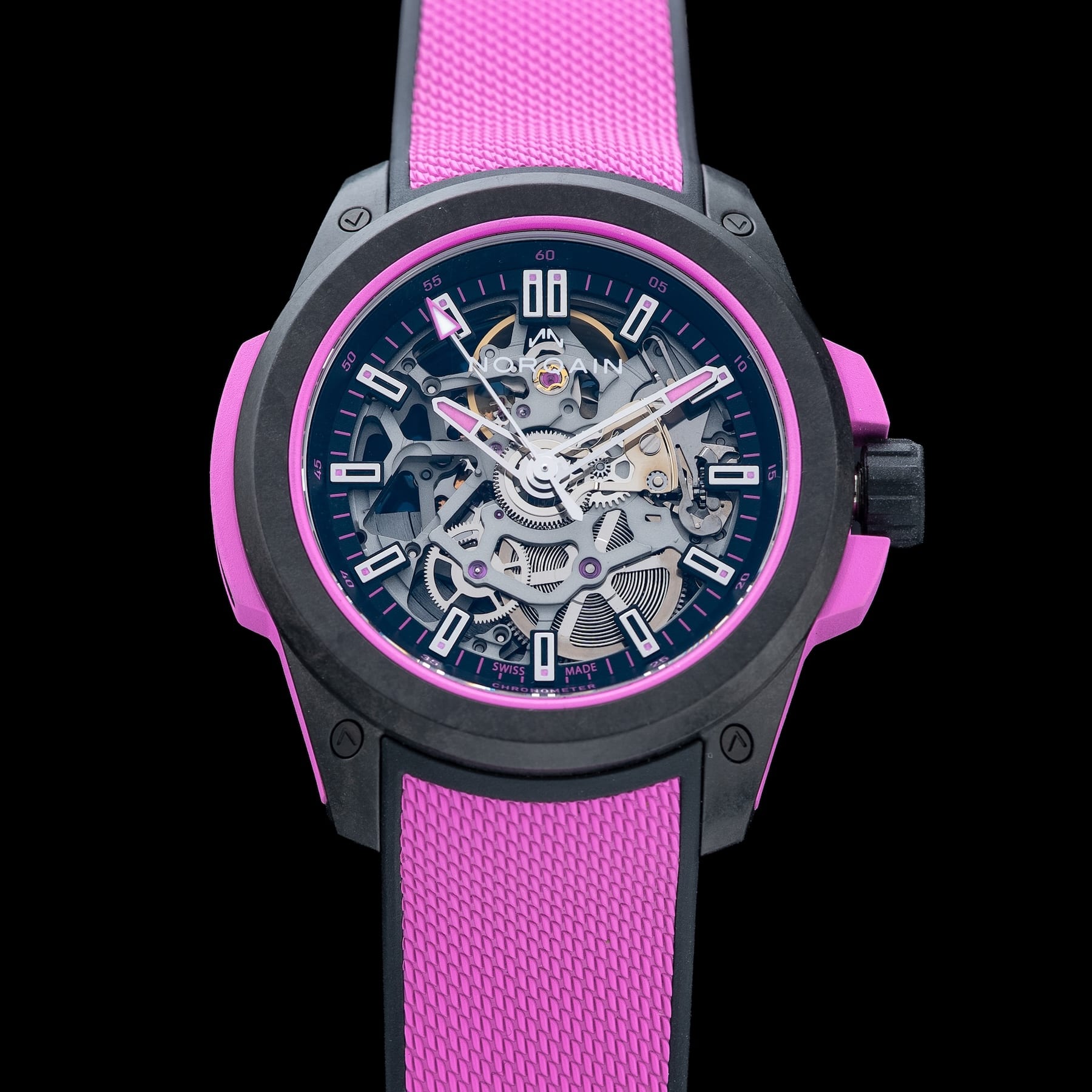 Norqain Independence Wild One Skeleton Hyper Pink Automatic – N3001.07Q04.B03.R01