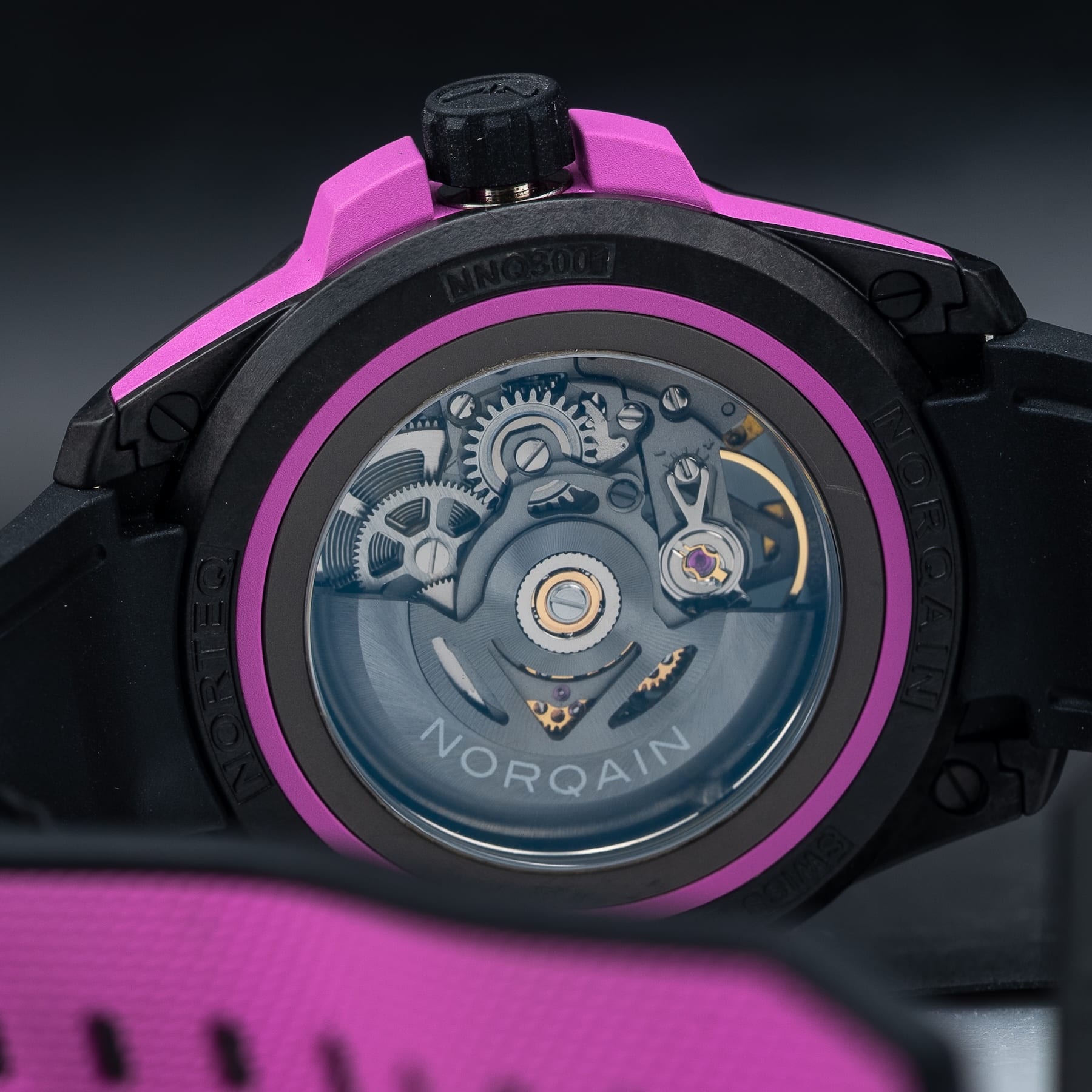 Norqain Independence Wild One Skeleton Hyper Pink Automatic – N3001.07Q04.B03.R01