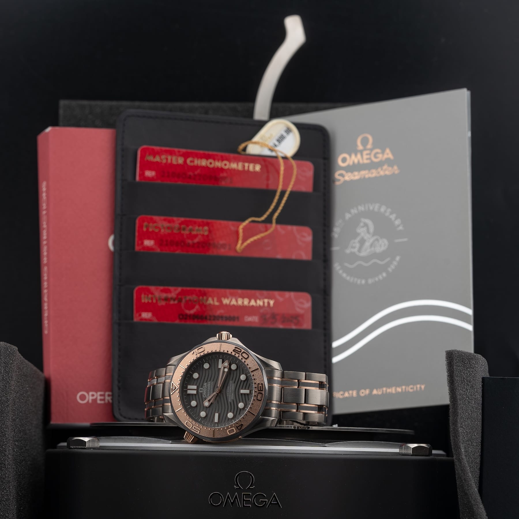 Omega Seamaster Diver 300M Co-Axial Master Chronometer Tantalum Limited Edition