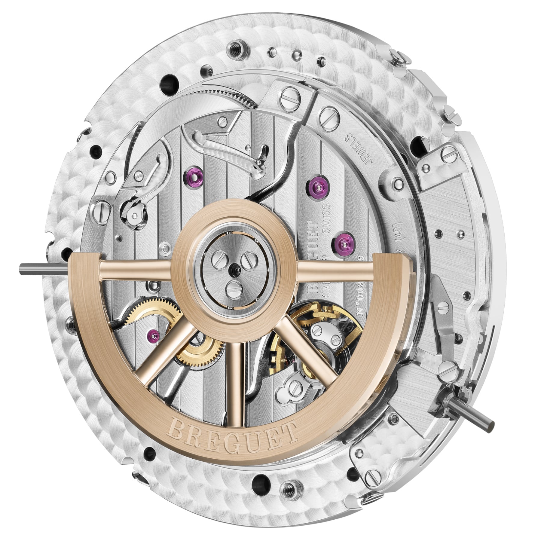 Breguet Marine Hora Mundi 5557 Rose Gold Blue Dial on Rubber Strap