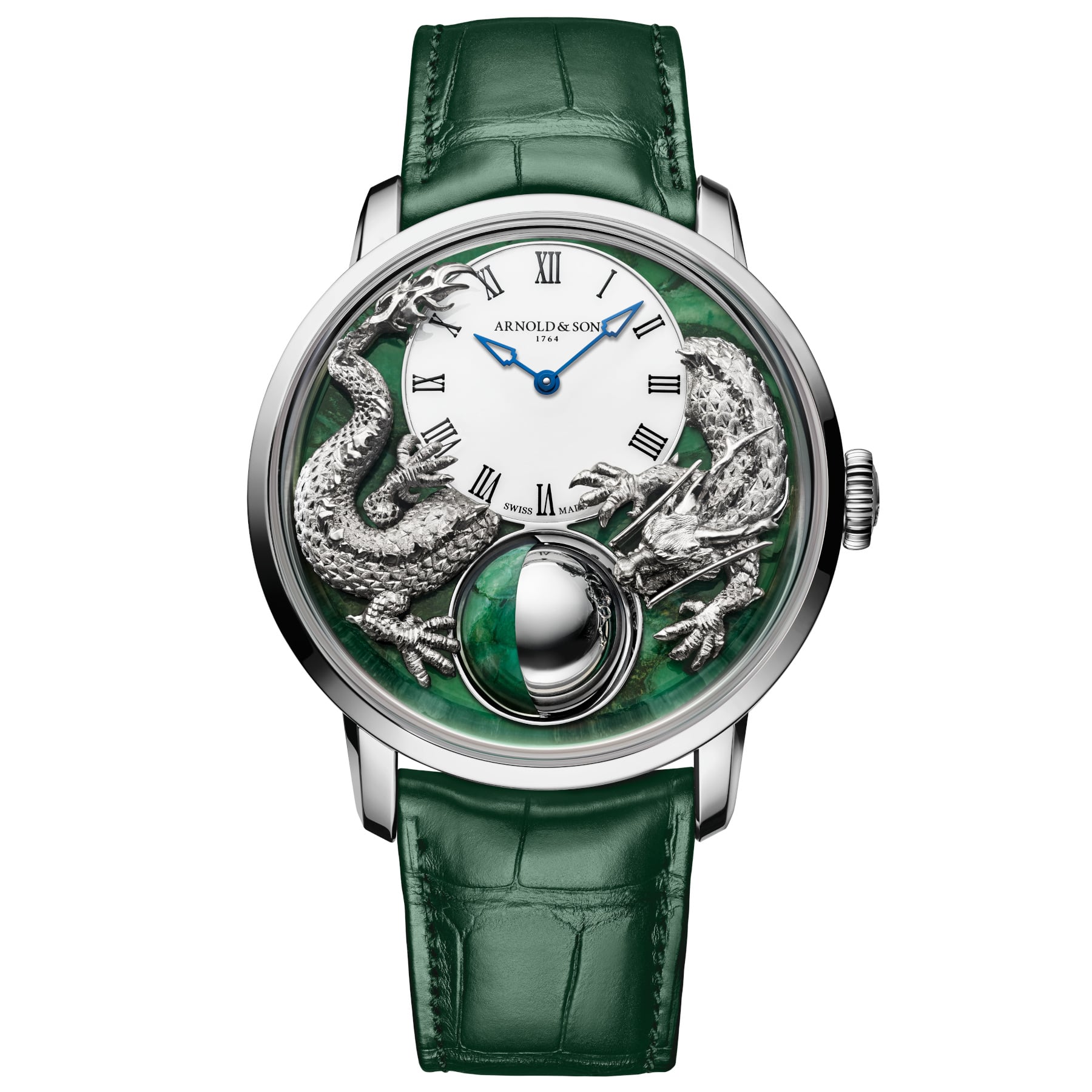 Arnold & Son Luna Magna Platinum Dragon Verdite 1LMAX.Z05A.C1437C