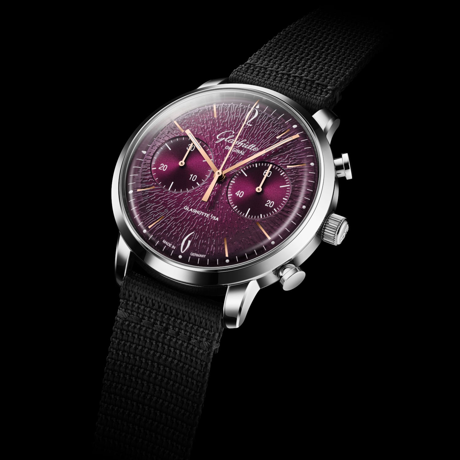 Glashütte Original Sixties Chronograph Annual Edition Violet Purple