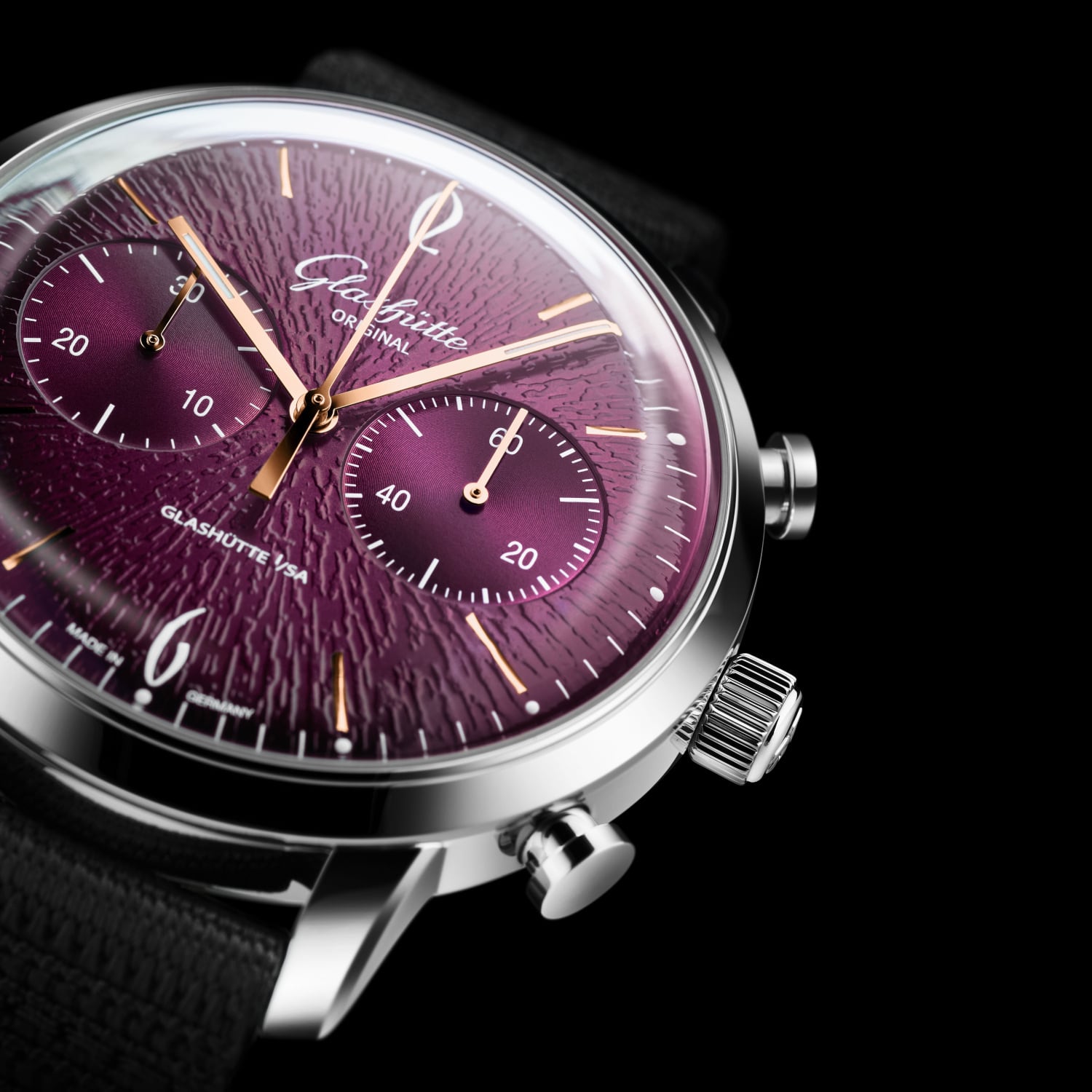 Glashütte Original Sixties Chronograph Annual Edition Violet Purple