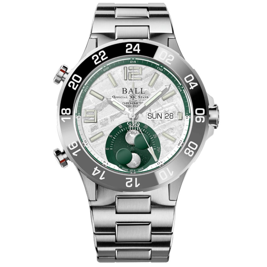 Ball Roadmaster Marine GMT Moon Phase DG3220A-S9C-MSL
