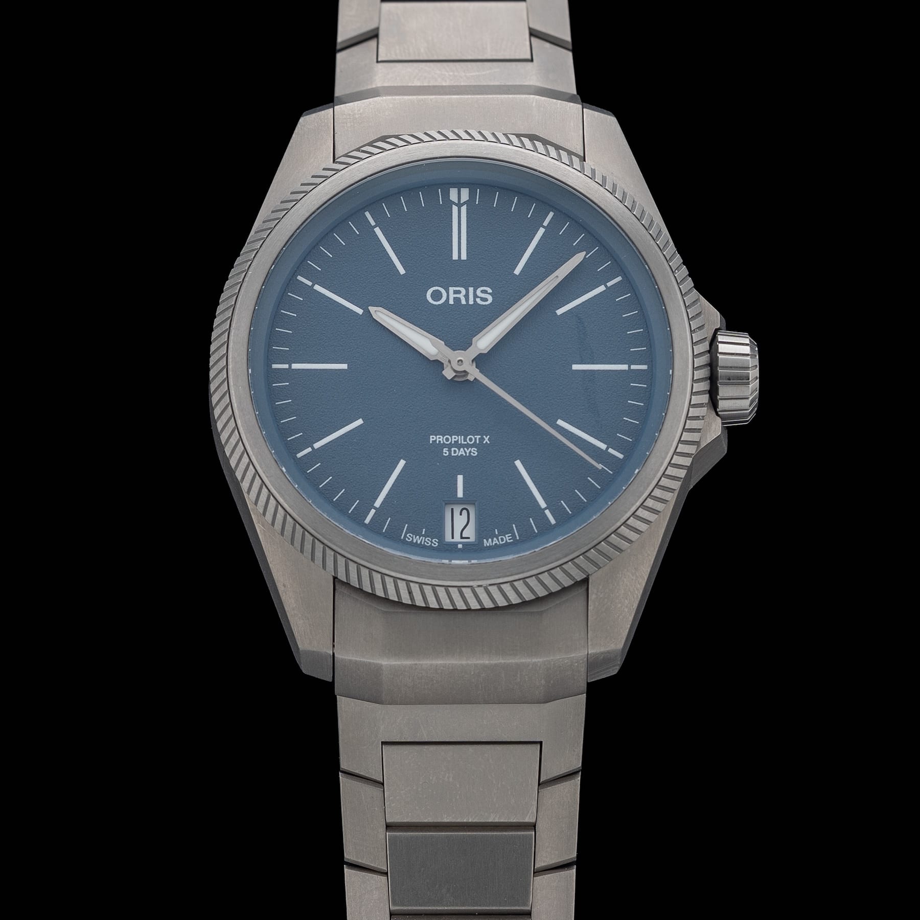 Oris 01 400 7778 7155 Big Crown ProPilot X Calibre 400 Blue Dial