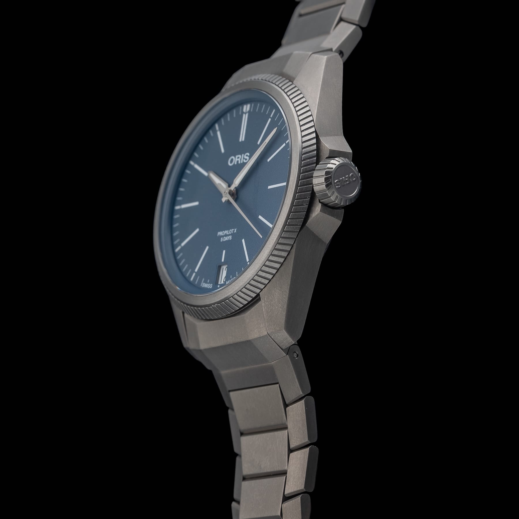 Oris 01 400 7778 7155 Big Crown ProPilot X Calibre 400 Blue Dial