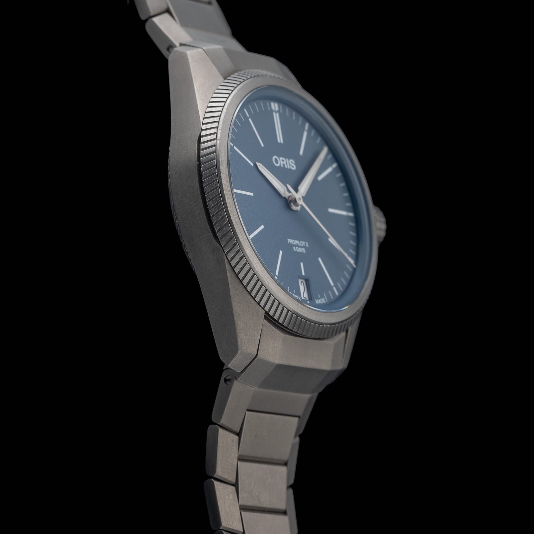 Oris 01 400 7778 7155 Big Crown ProPilot X Calibre 400 Blue Dial