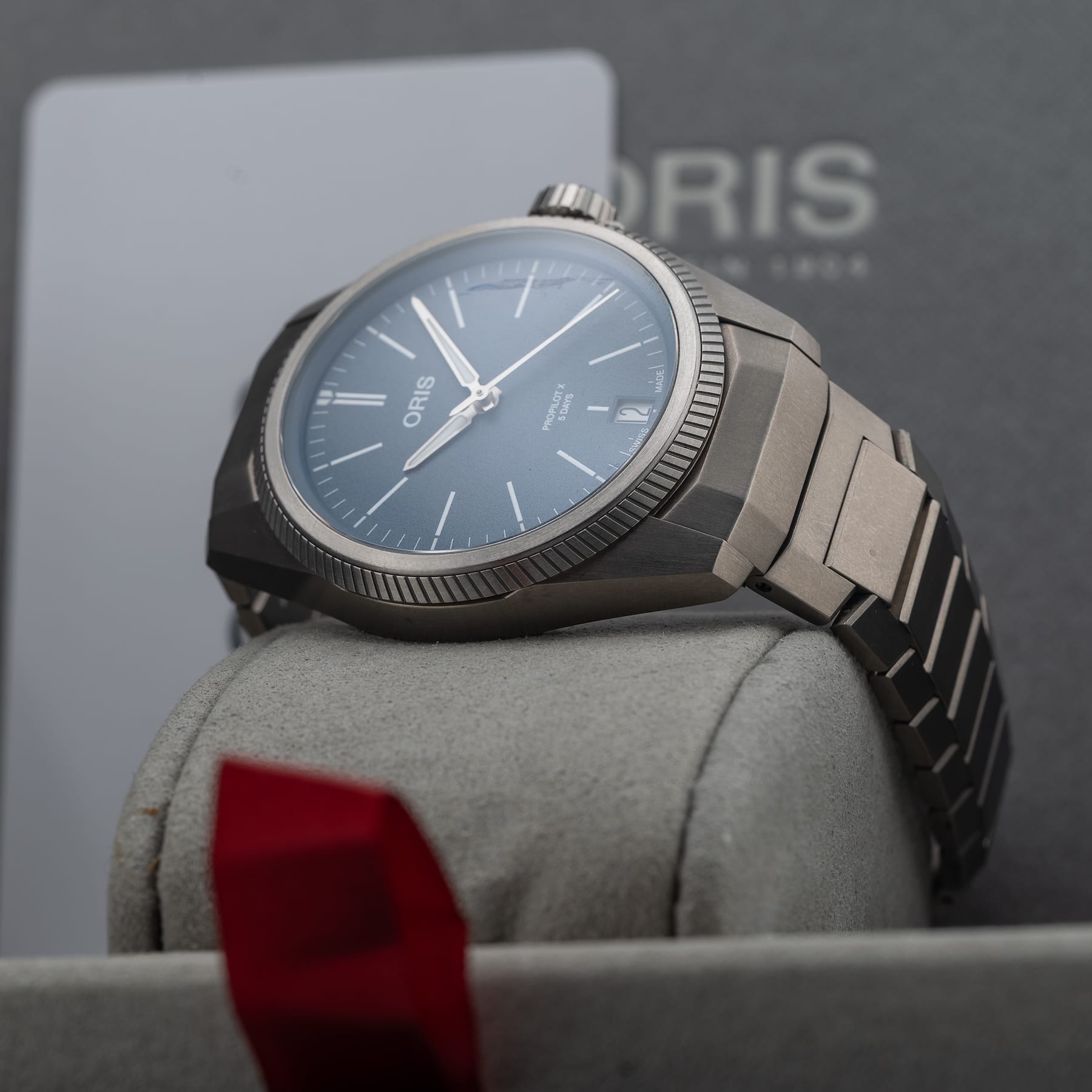 Oris 01 400 7778 7155 Big Crown ProPilot X Calibre 400 Blue Dial