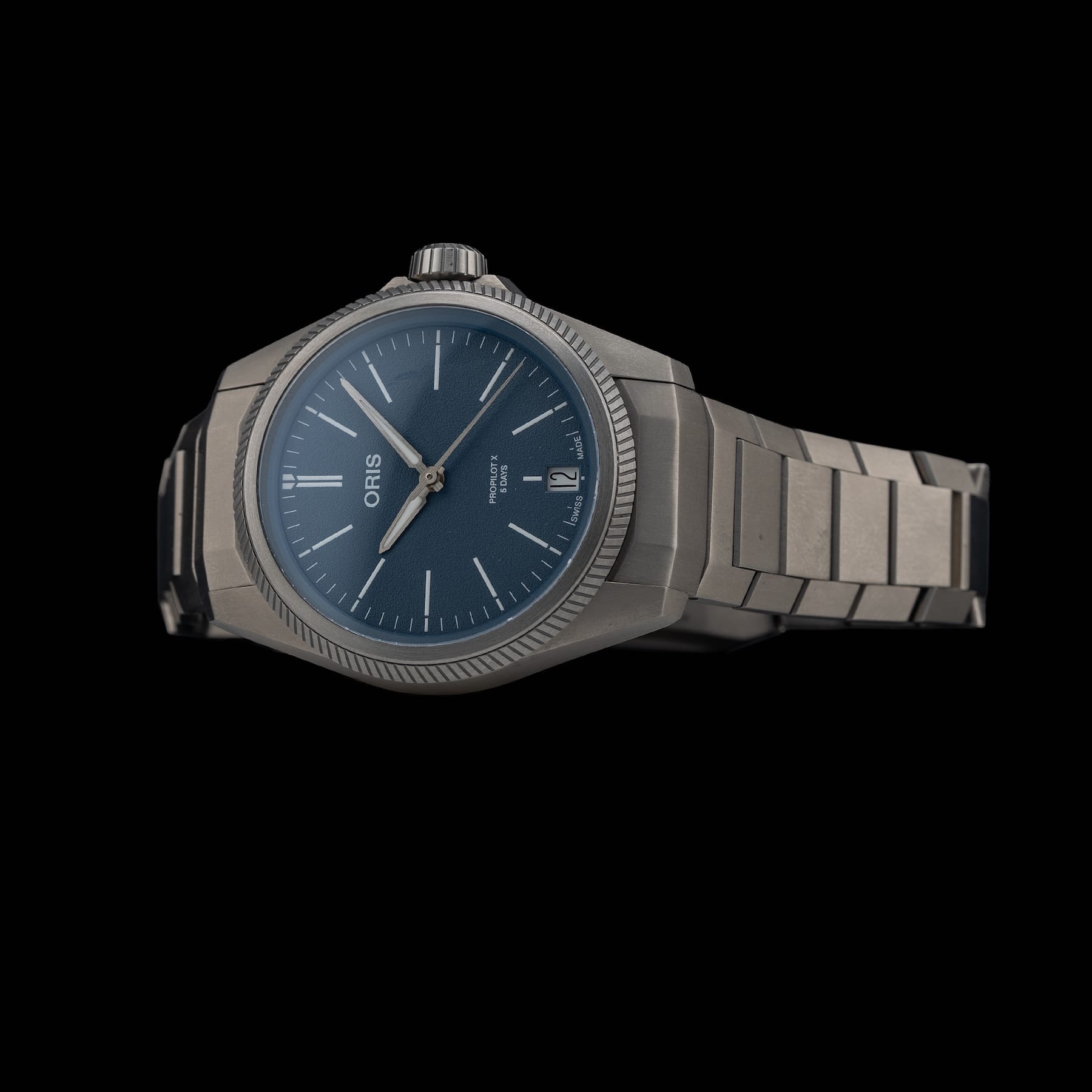 Oris 01 400 7778 7155 Big Crown ProPilot X Calibre 400 Blue Dial