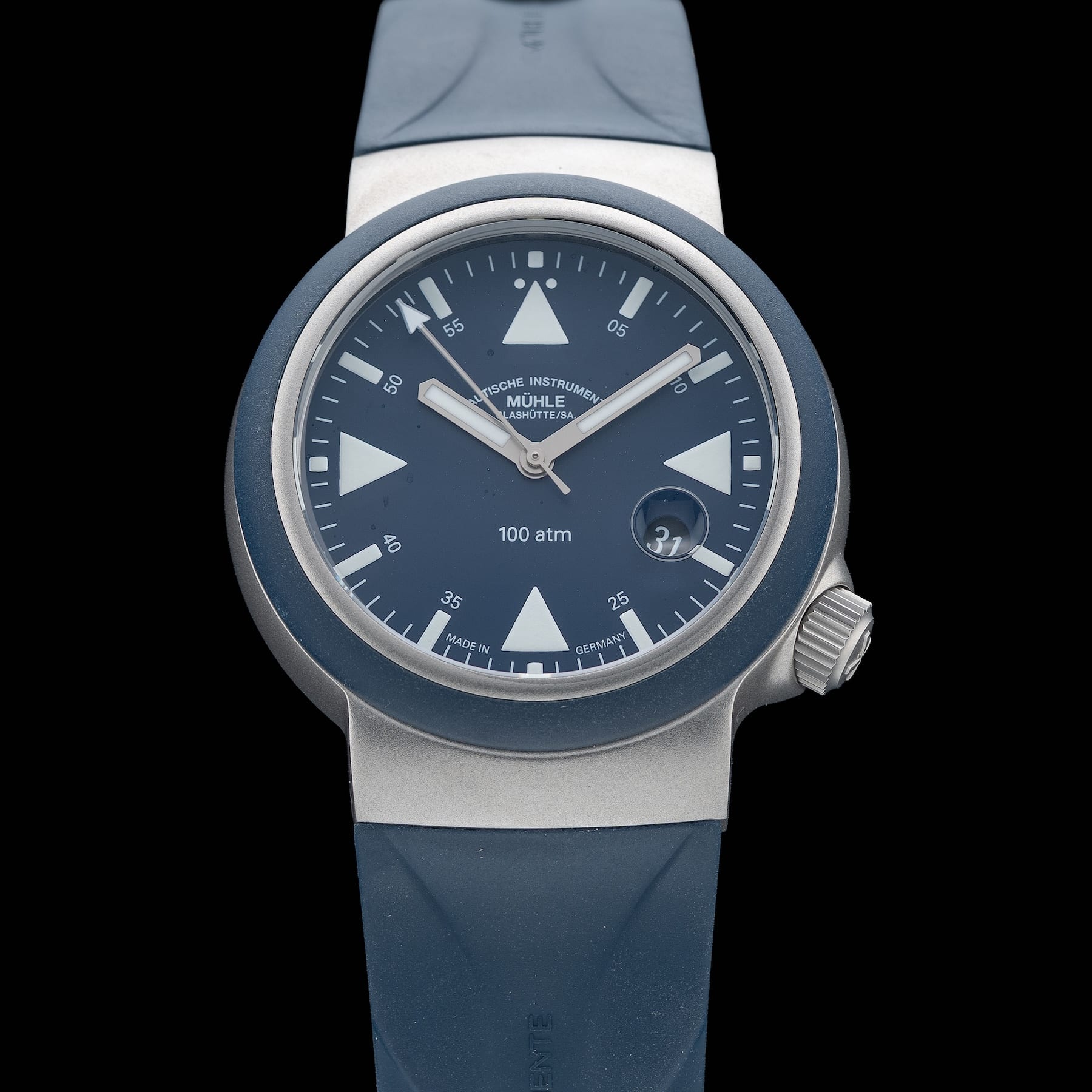 Mühle Glashütte S.A.R Rescue Timer Nautical Blue on Strap M1-41-02-KB-II