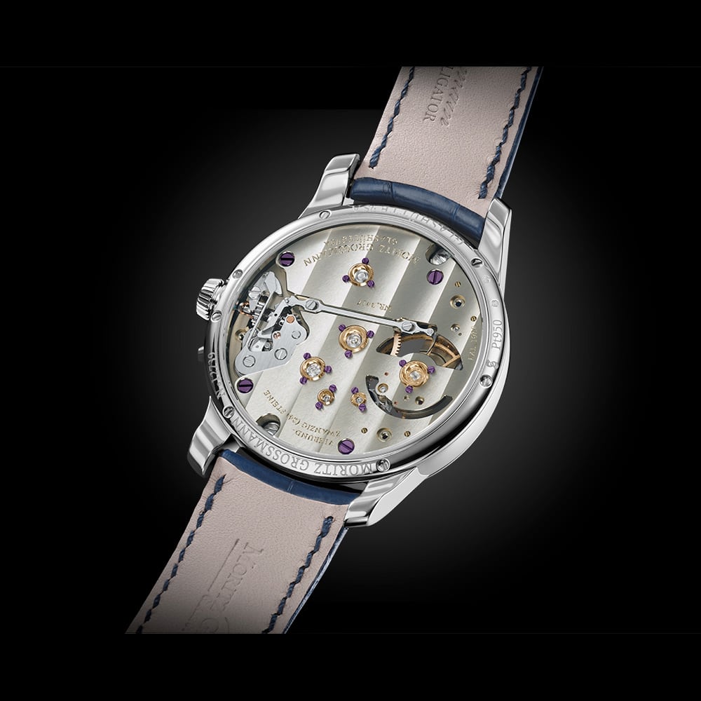 Moritz Grossmann Backpage Tremblage Platinum Blue Meteor MG-003979