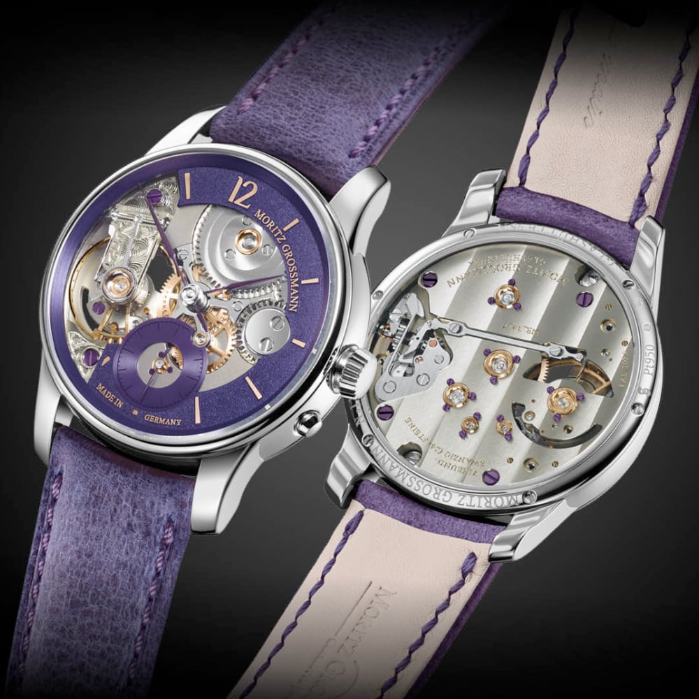 Moritz Grossmann Backpage Tremblage Platinum Violet MG-003980