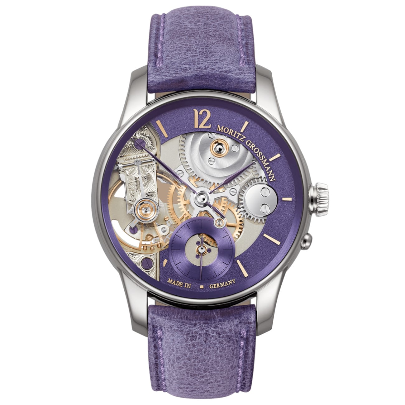 Moritz Grossmann Backpage Tremblage Platinum Violet MG-003980