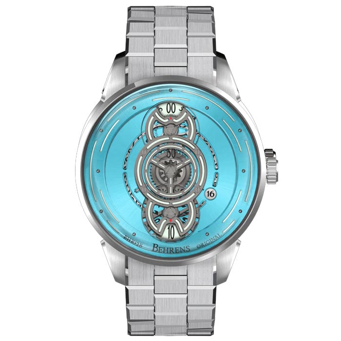 Behrens Interstellar Travel Glacier Blue On Bracelet
