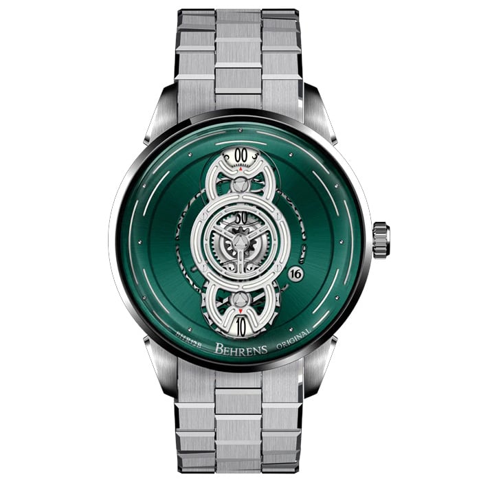 Behrens Interstellar Travel Emerald Green On Bracelet