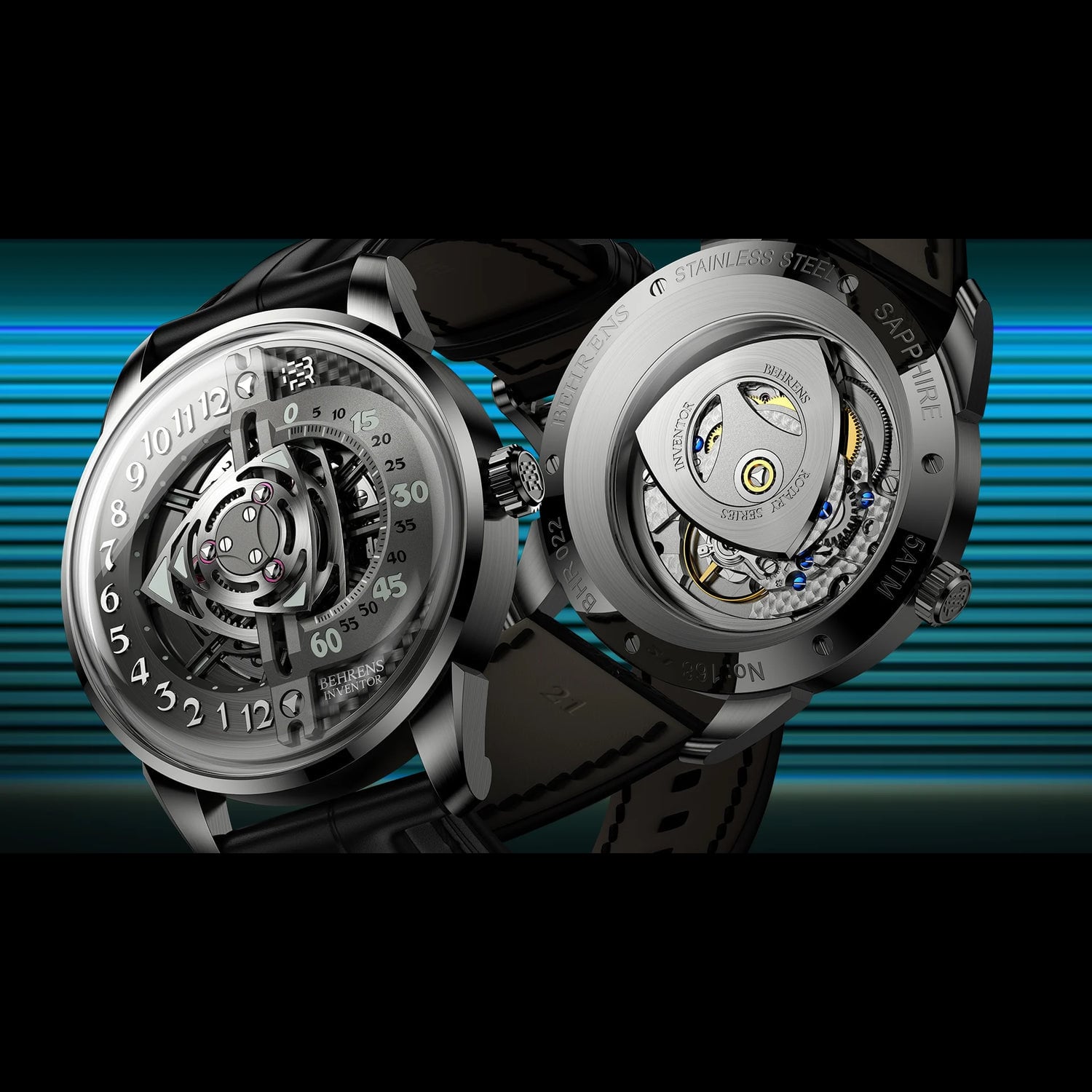 Behrens Rotary Black on Bracelet