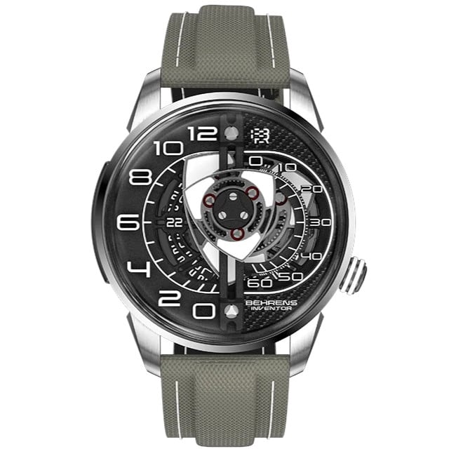Behrens Rotary Black on Gray Strap
