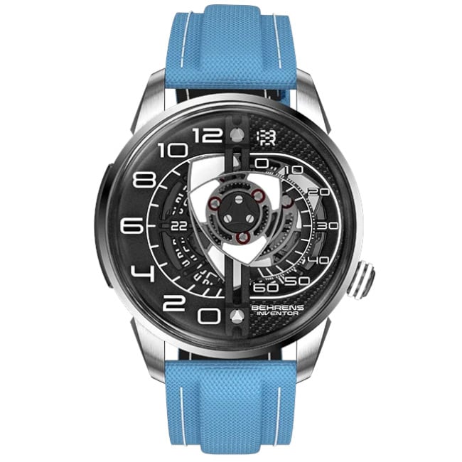 Behrens Rotary Black on Blue Strap