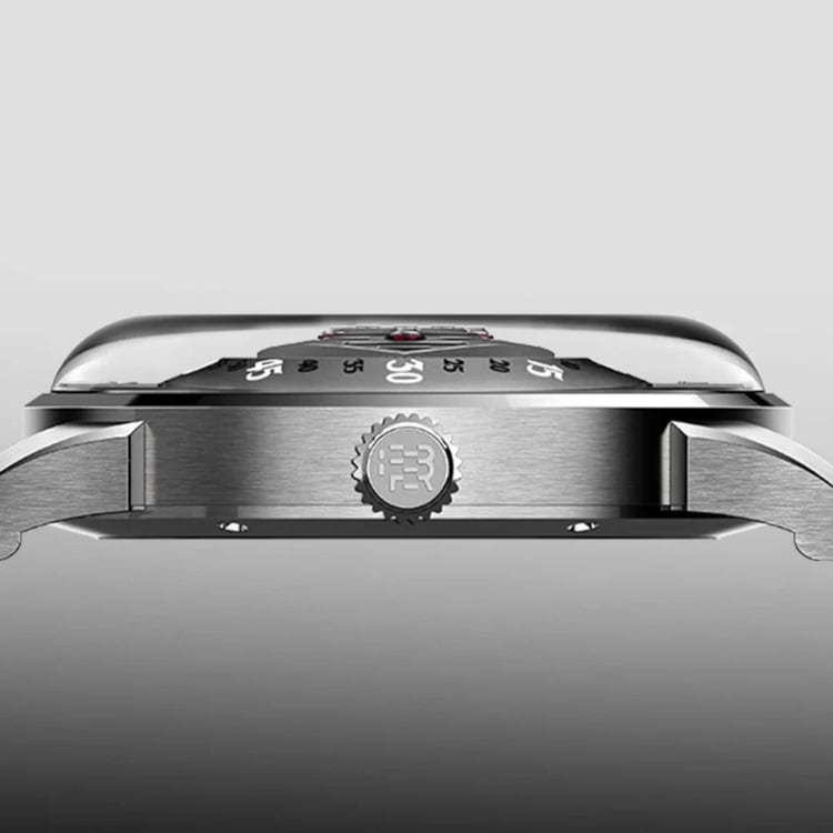 Behrens Rotary Black on Fluoroelastomer Strap