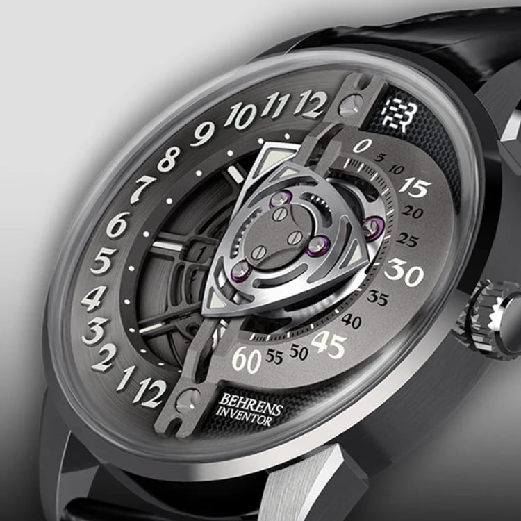 Behrens Rotary Grey on Bracelet
