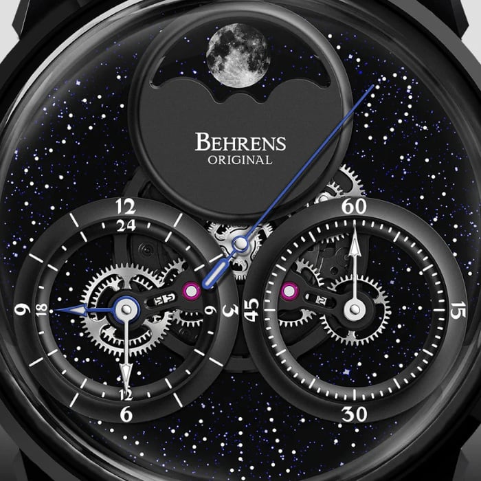 Behrens Constell Crystal Azure Sand on Fluoroelastomer Strap