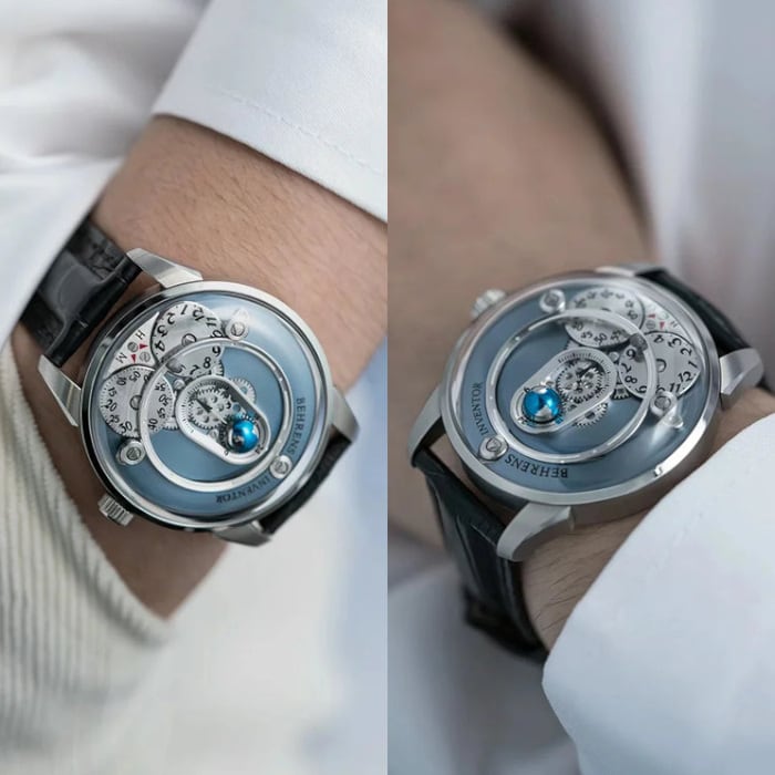 Behrens Apolar Aurora Blue on Fluoroelastomer Strap