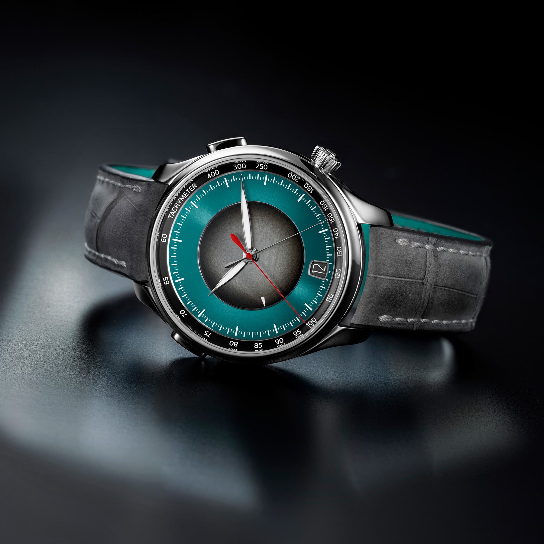 H. Moser & Cie. 1730-1200 Endeavour Flyback Chronograph Dual Time Date
