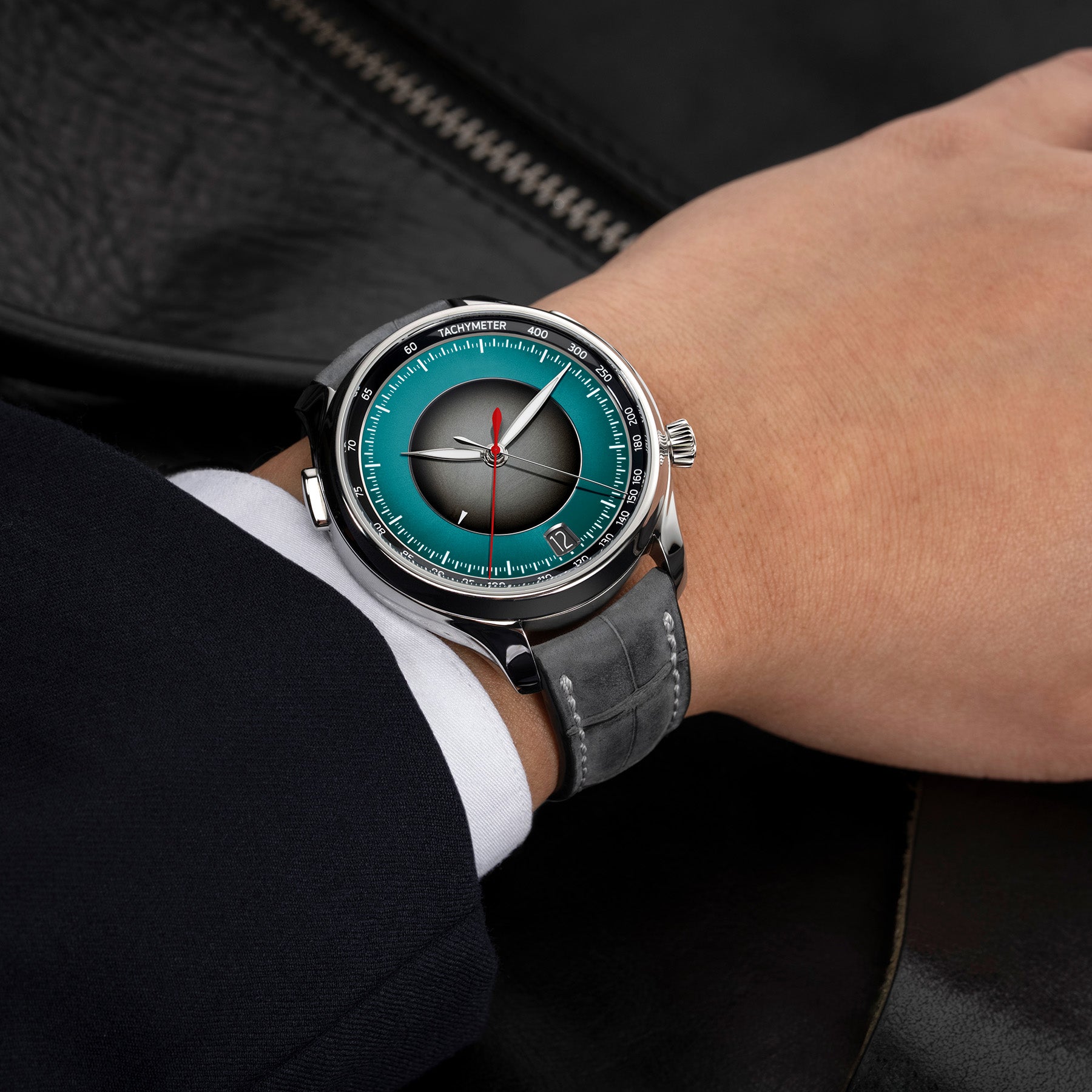 H. Moser & Cie. 1730-1200 Endeavour Flyback Chronograph Dual Time Date