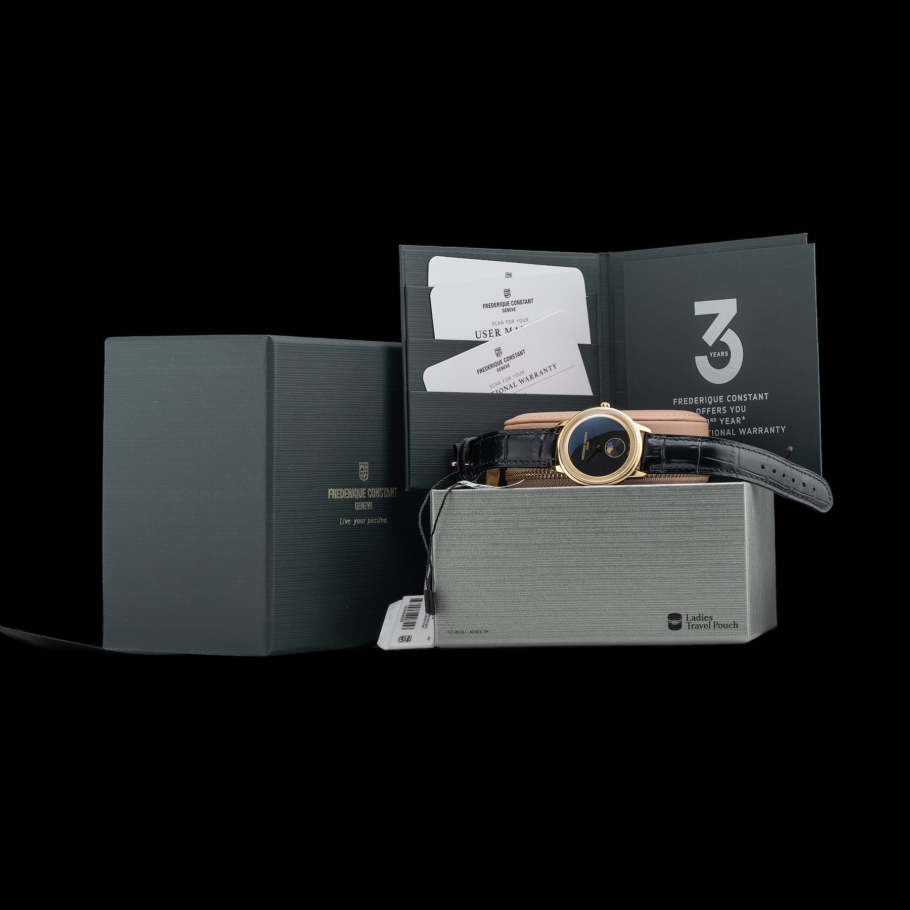 Frederique Constant Classics Moneta Moonphase FC-206B3S5
