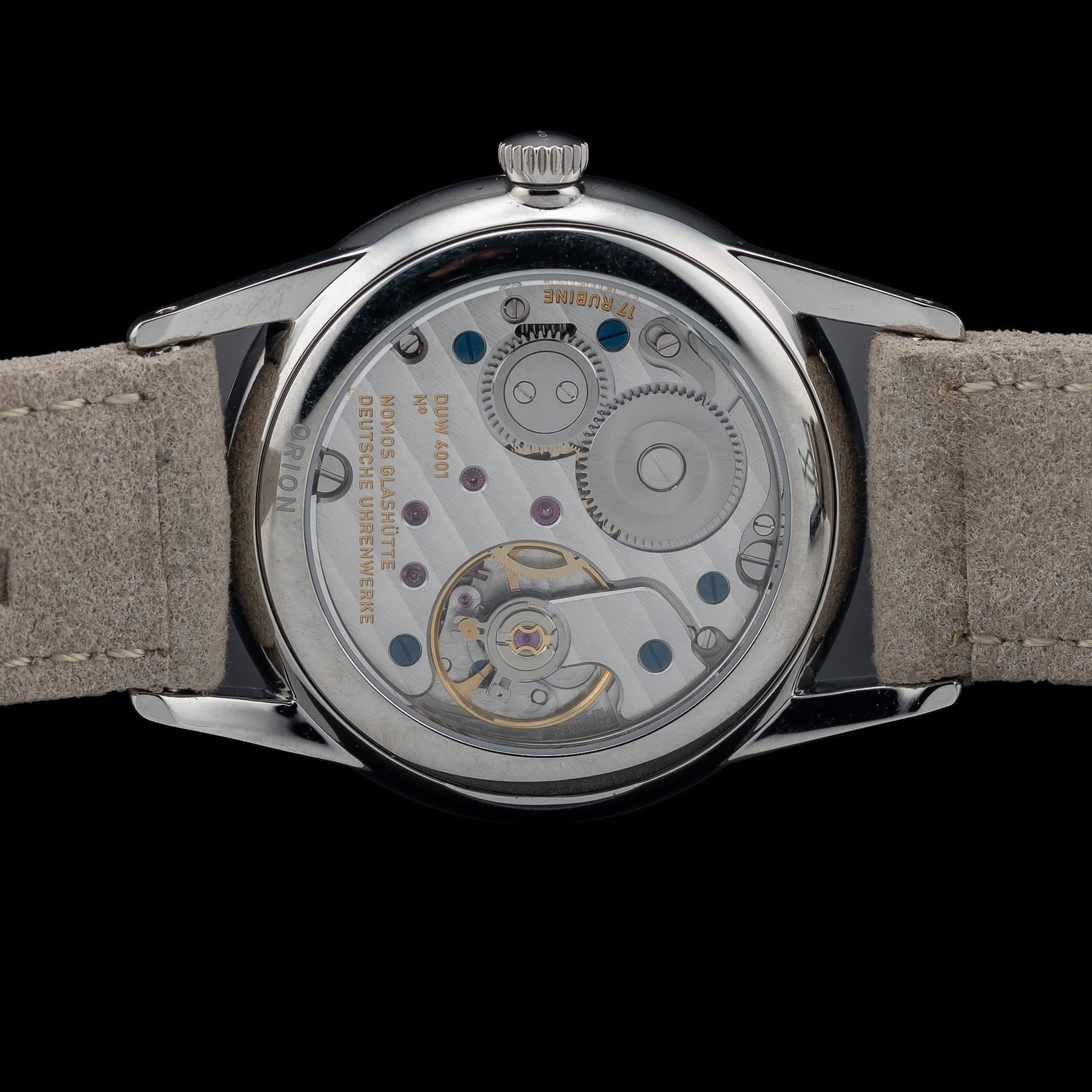 NOMOS Glashütte 325 Orion Rose Sapphire Crystal
