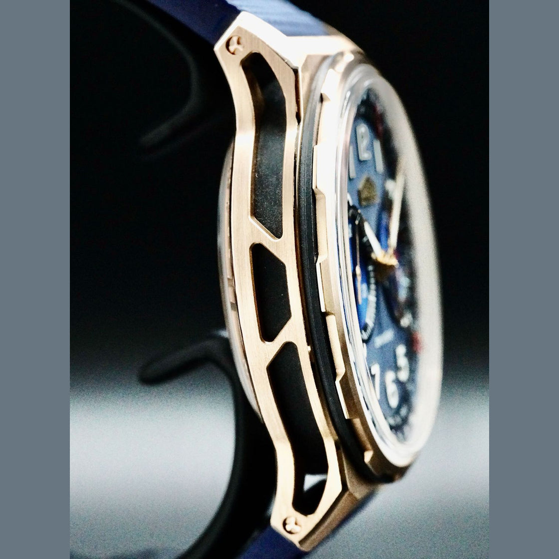 Angelus 0CDZE.U02A.K009H Chronodate Gold Blue