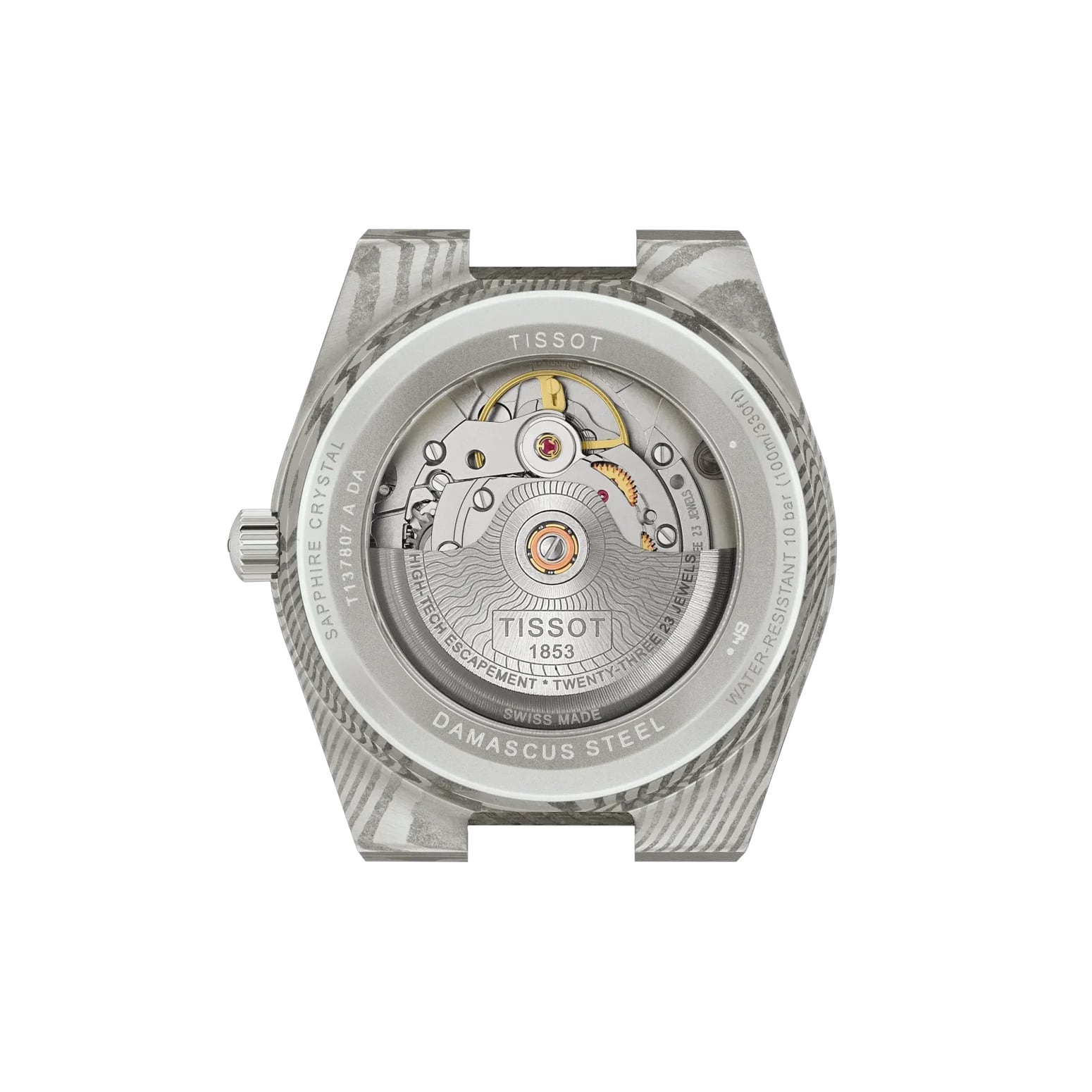 Tissot PRX Damascus Steel 38mm T137.807.96.081.00