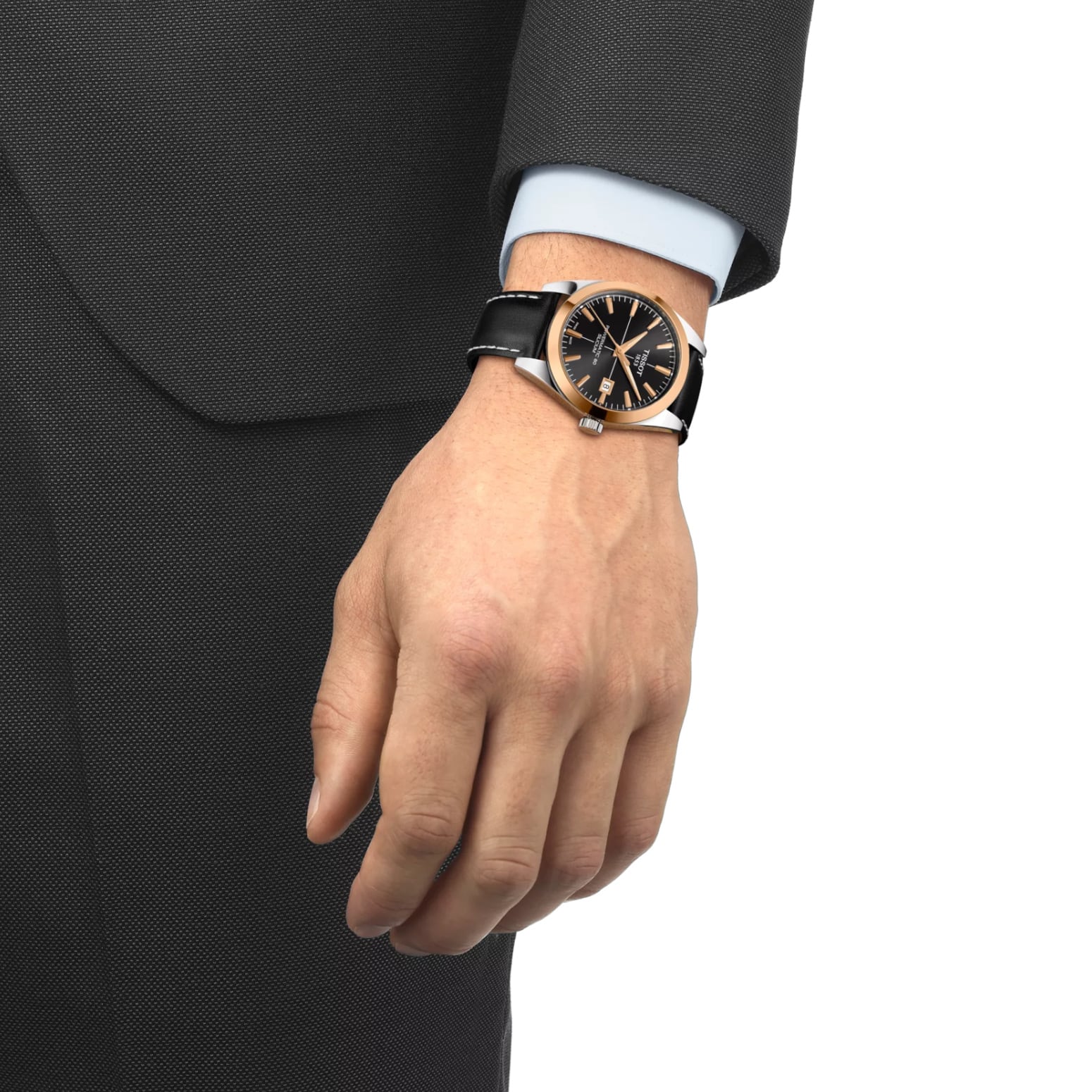 Tissot Gentleman Gold Bezel 40mm T927.407.46.051.00