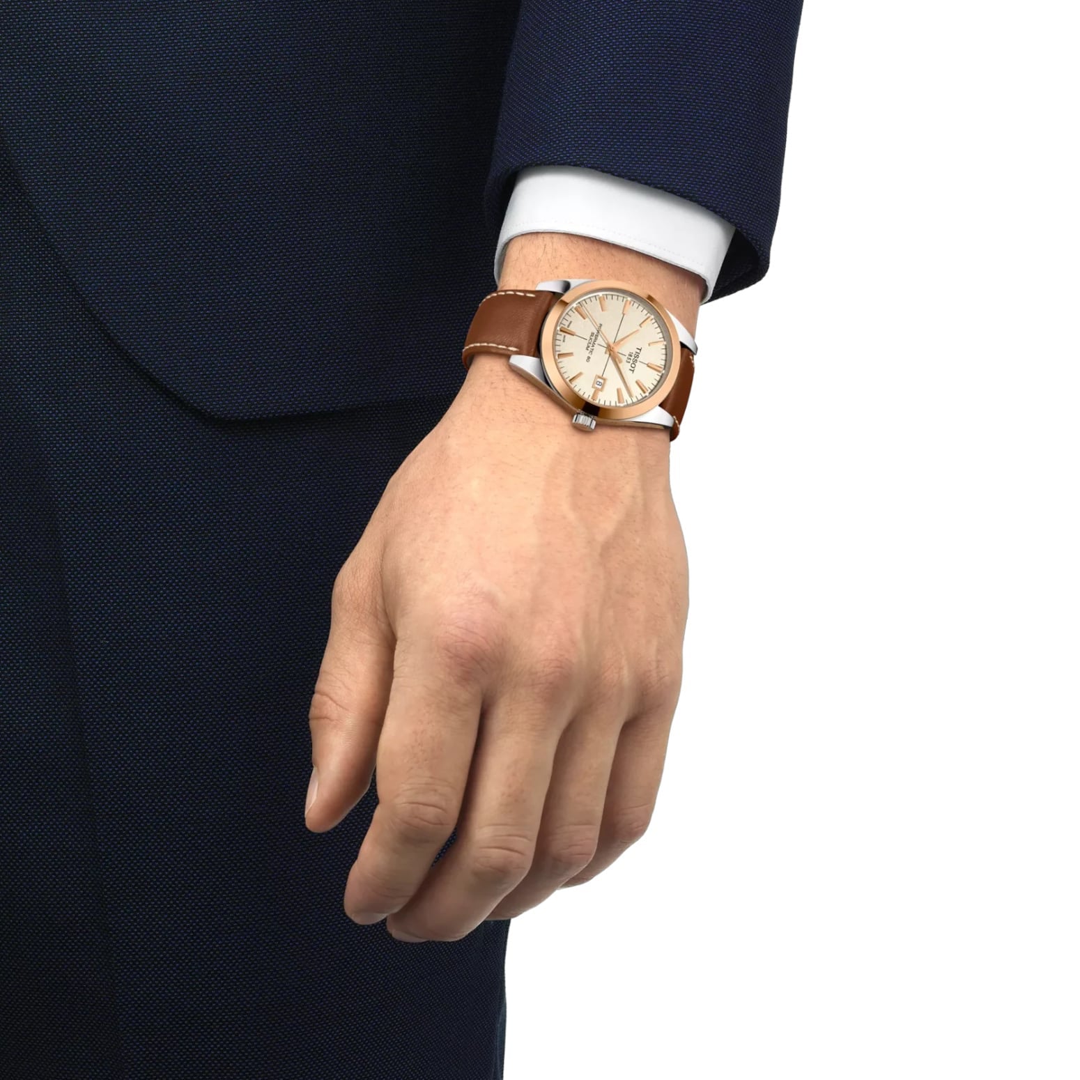 Tissot Gentleman Gold Bezel 40mm T927.407.46.261.00