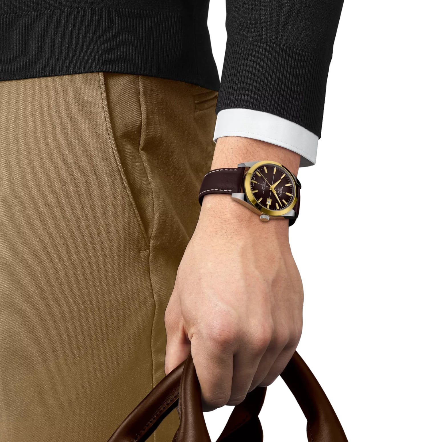 Tissot Gentleman Gold Bezel 40mm T927.407.46.291.01
