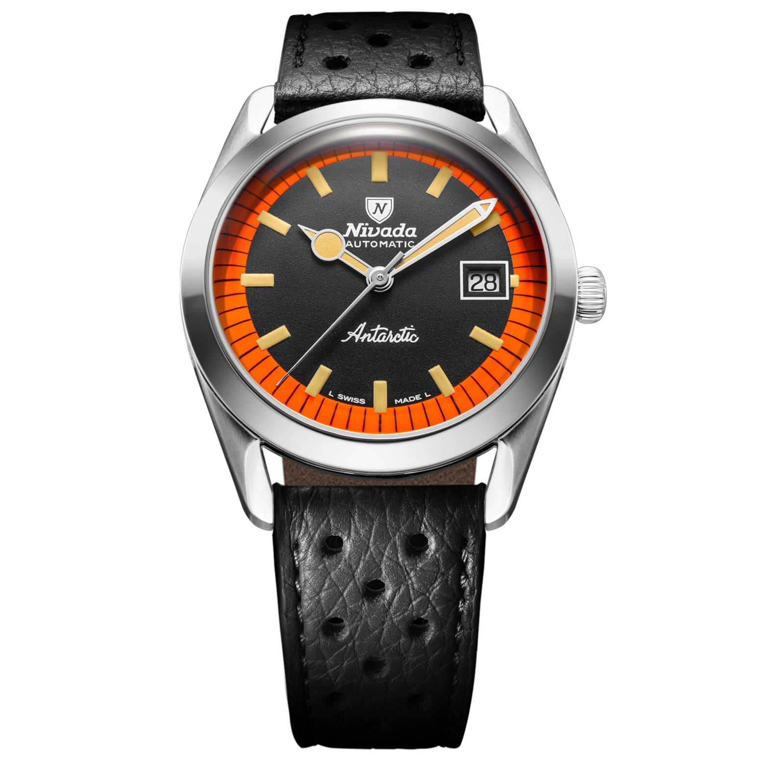 Nivada Grenchen Super Antarctic Black & Orange 32056A10