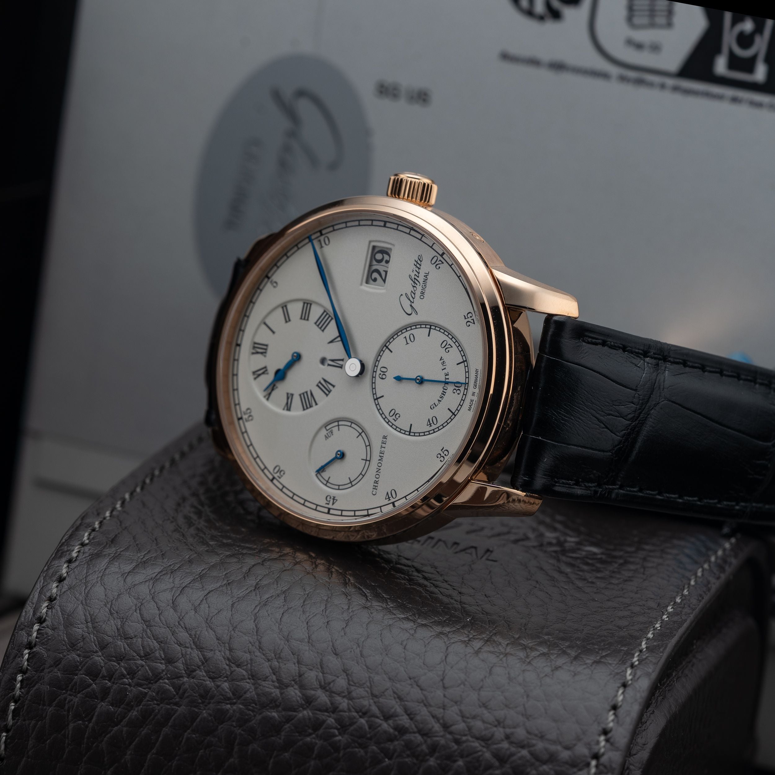 Glashütte Original Senator Chronometer Regulator Red Gold 1-58-04-04-05-04