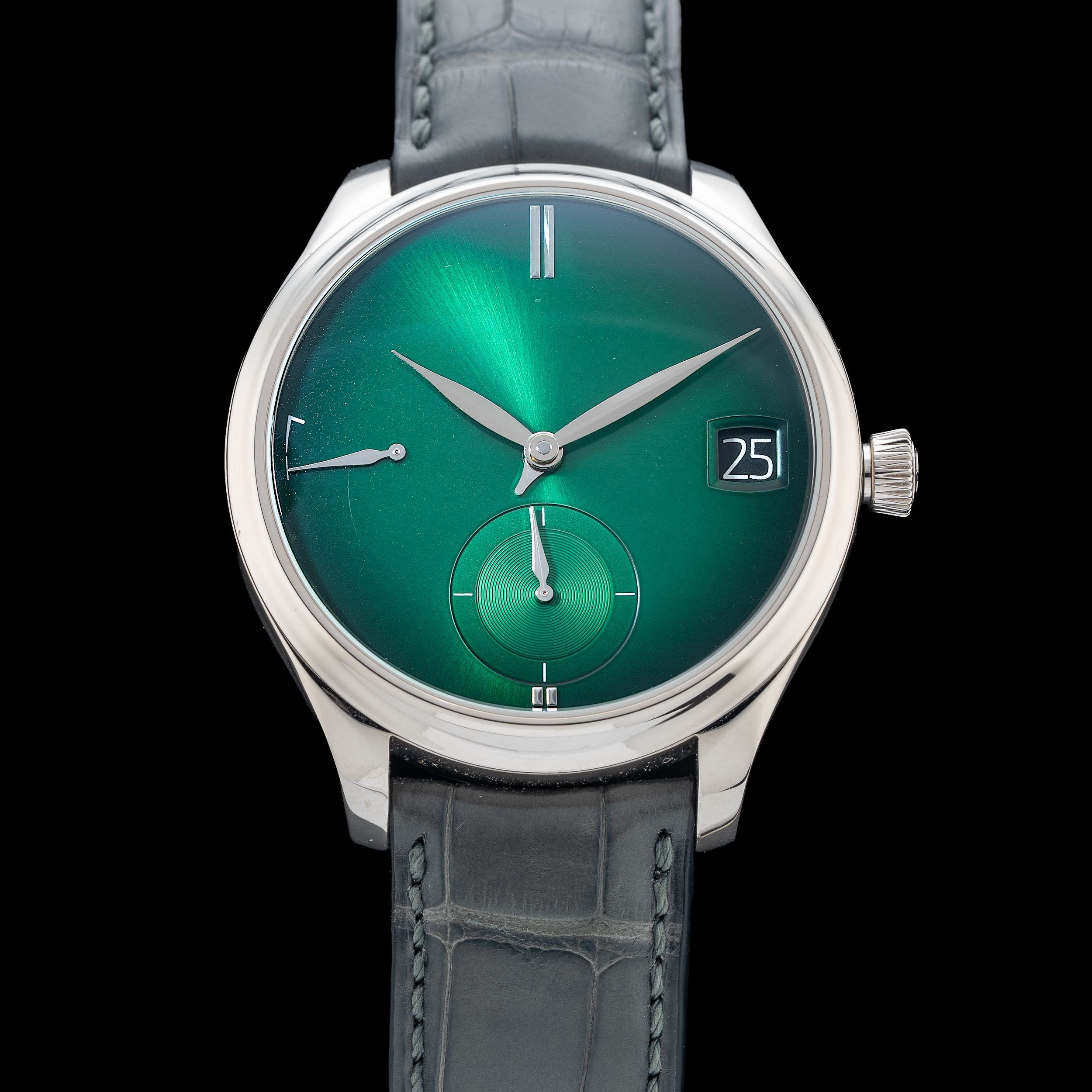 H. Moser & Cie. 1800-0202 Endeavour Perpetual Calendar Purity Cosmic Green