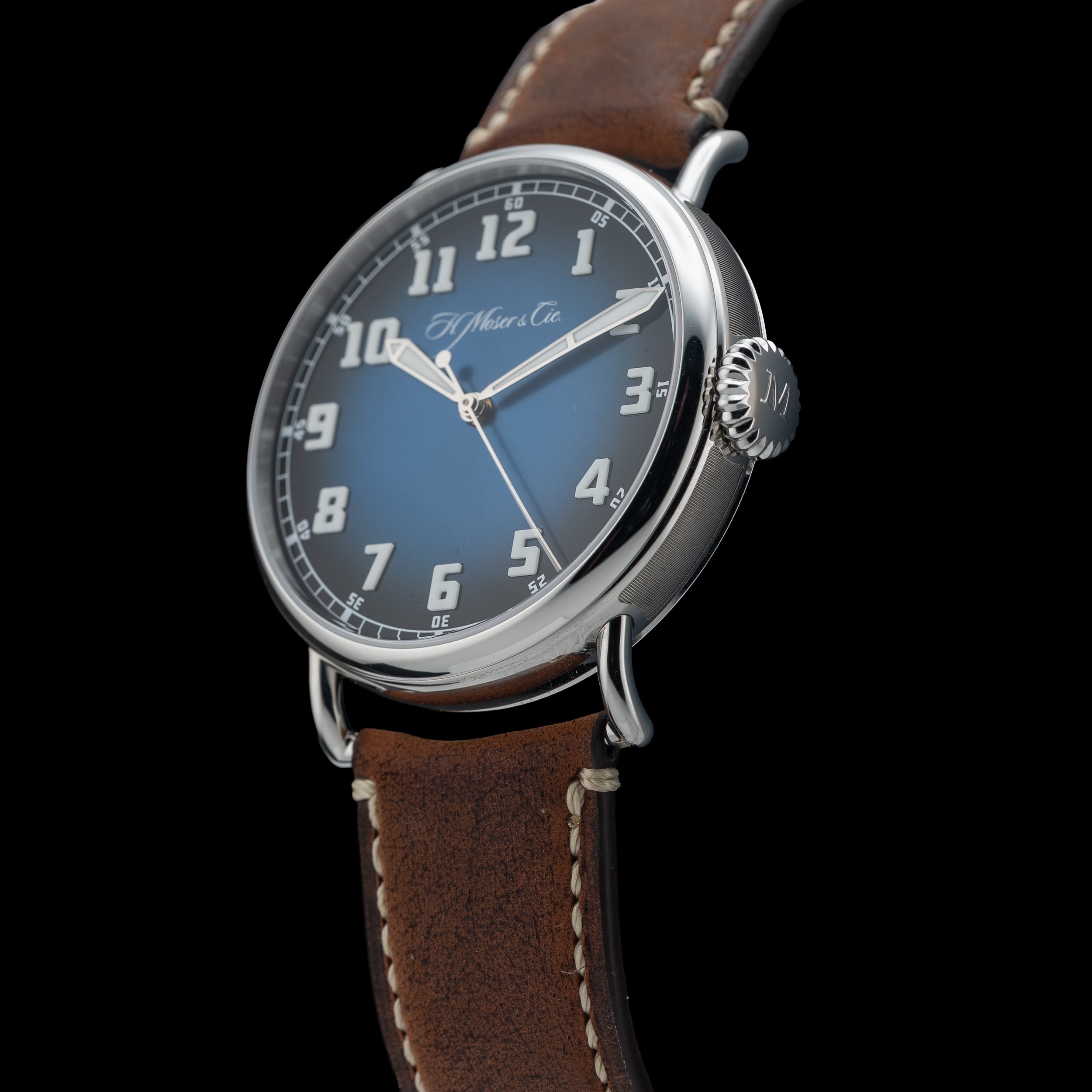 H. Moser & Cie Heritage Centre Seconds Funky Blue 8200-1201