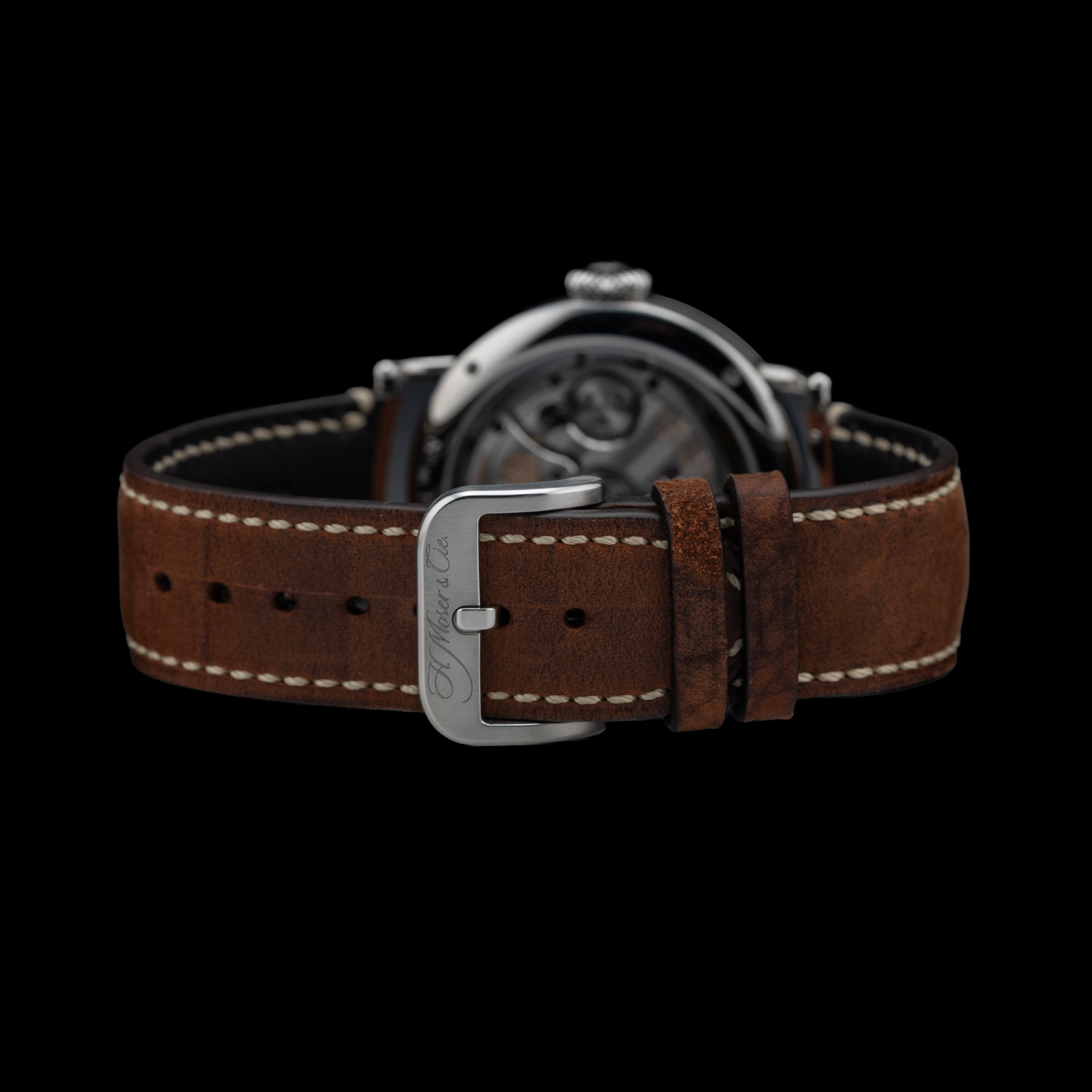 H. Moser & Cie Heritage Centre Seconds Funky Blue 8200-1201