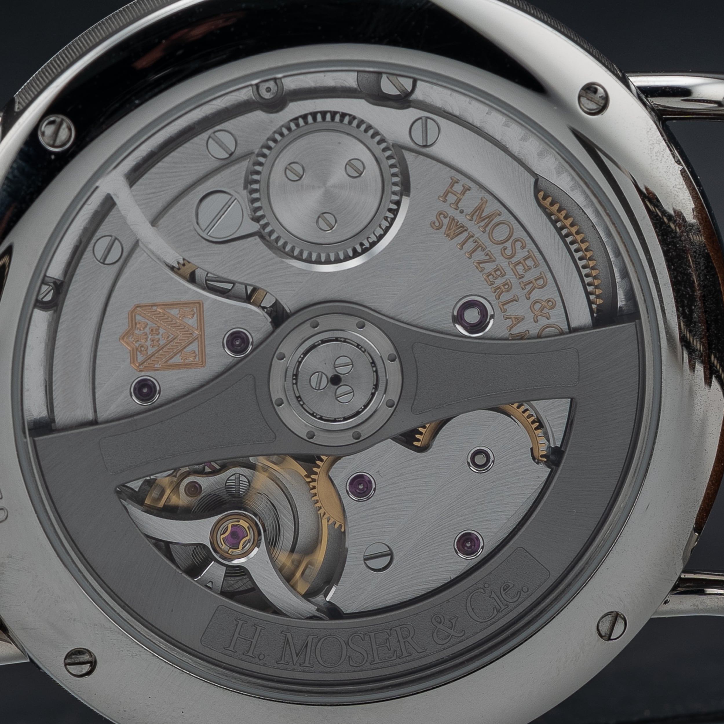H. Moser & Cie Heritage Centre Seconds Funky Blue 8200-1201