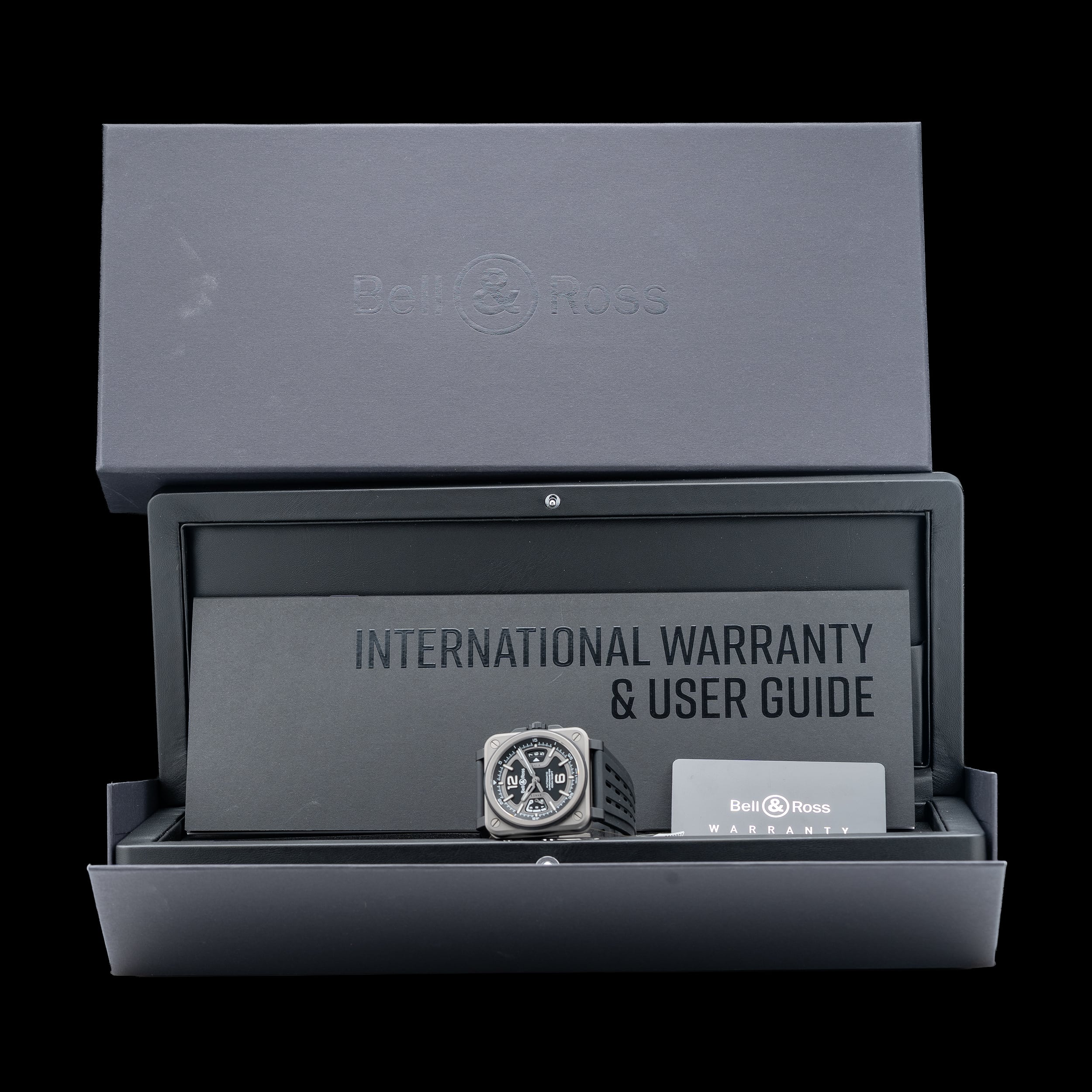 Bell & Ross Black Titanium On Rubber Strap BRX3R-BL-TI/SRB