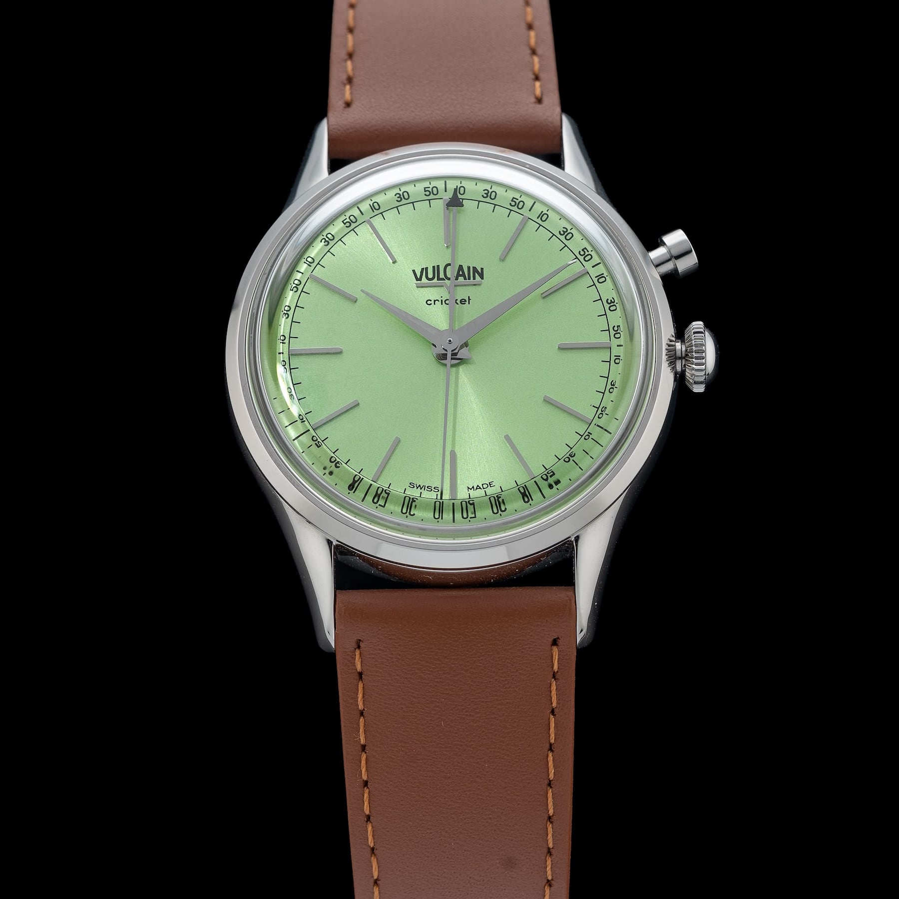 Vulcain Cricket Green Dial 100173A90.BAC307