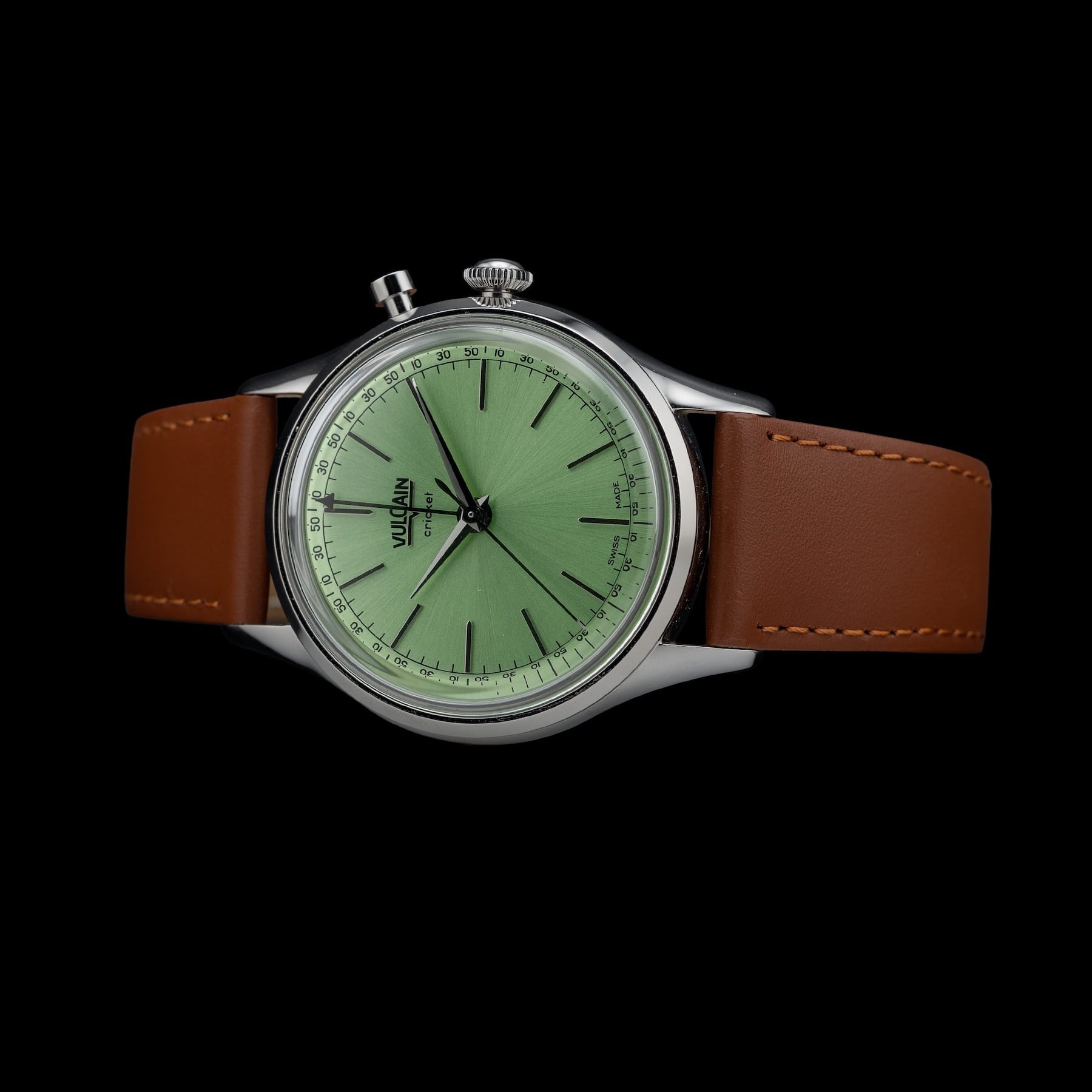 Vulcain Cricket Green Dial 100173A90.BAC307