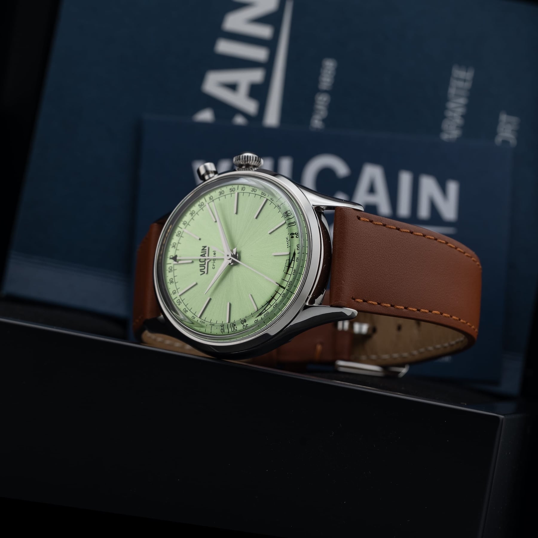 Vulcain Cricket Green Dial 100173A90.BAC307