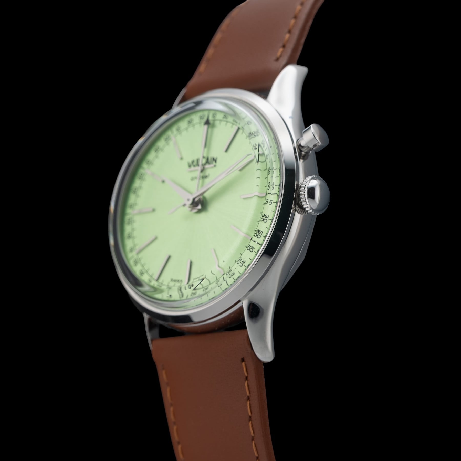 Vulcain 100173A90.Bac307 Cricket Green Dial - Exquisite Timepieces