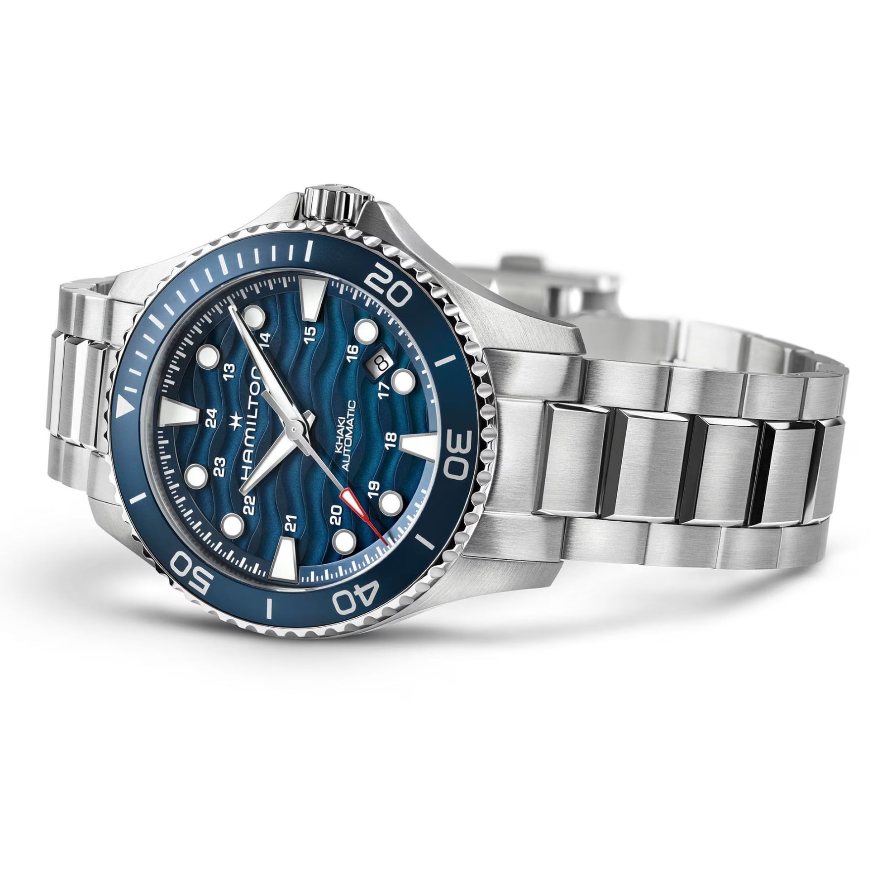 Hamilton H82425140 Khaki Navy Scuba Gmt 40Mm